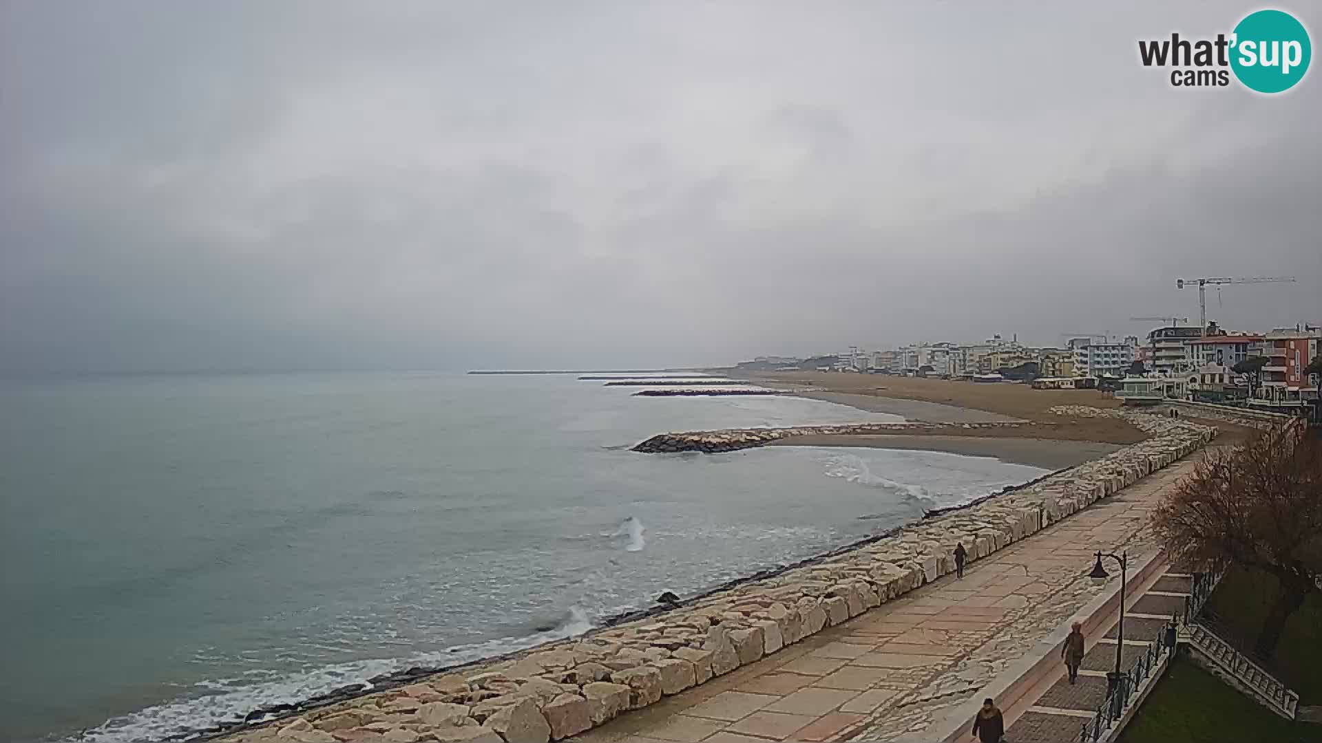 Webcam Caorle Ponente – Vue depuis les Marinai di Caorle