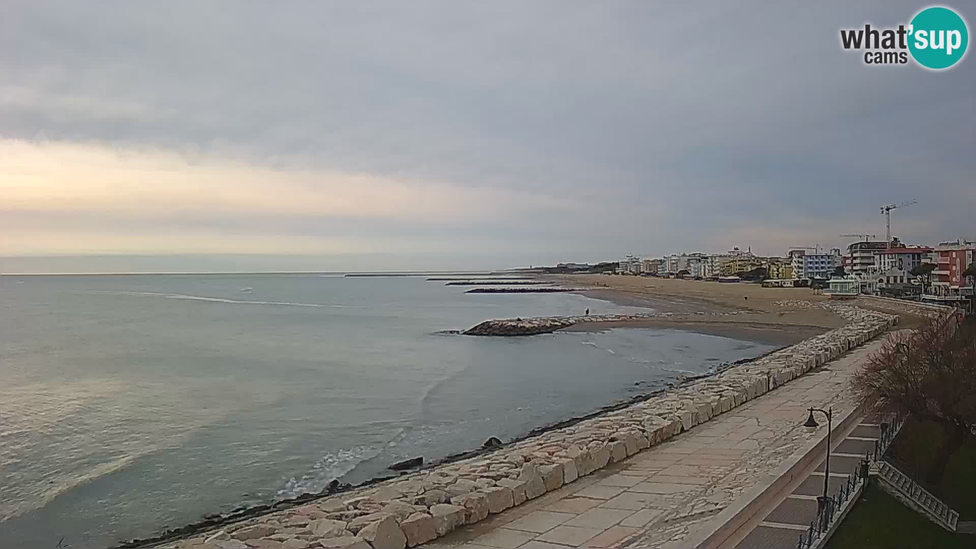 Webcam Caorle Ponente – Vue depuis les Marinai di Caorle