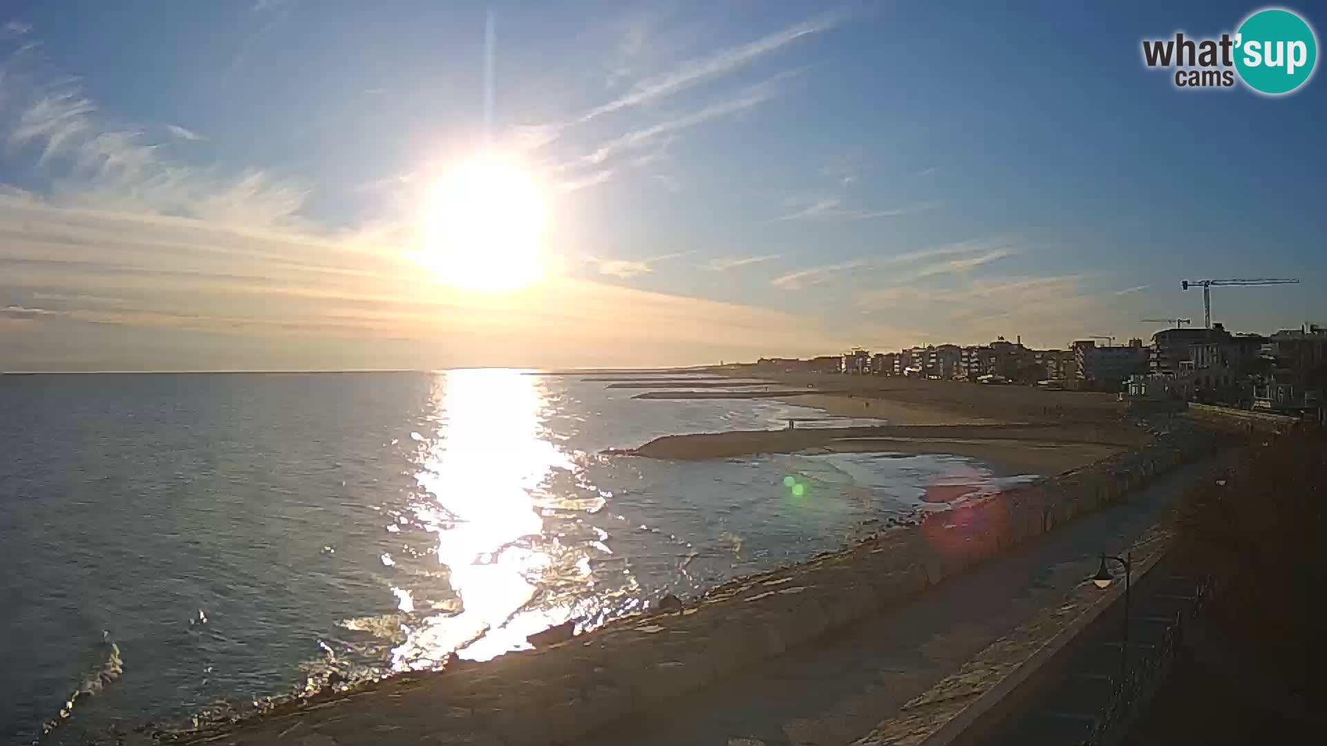 Webcam Caorle Ponente – View from Marinai di Caorle