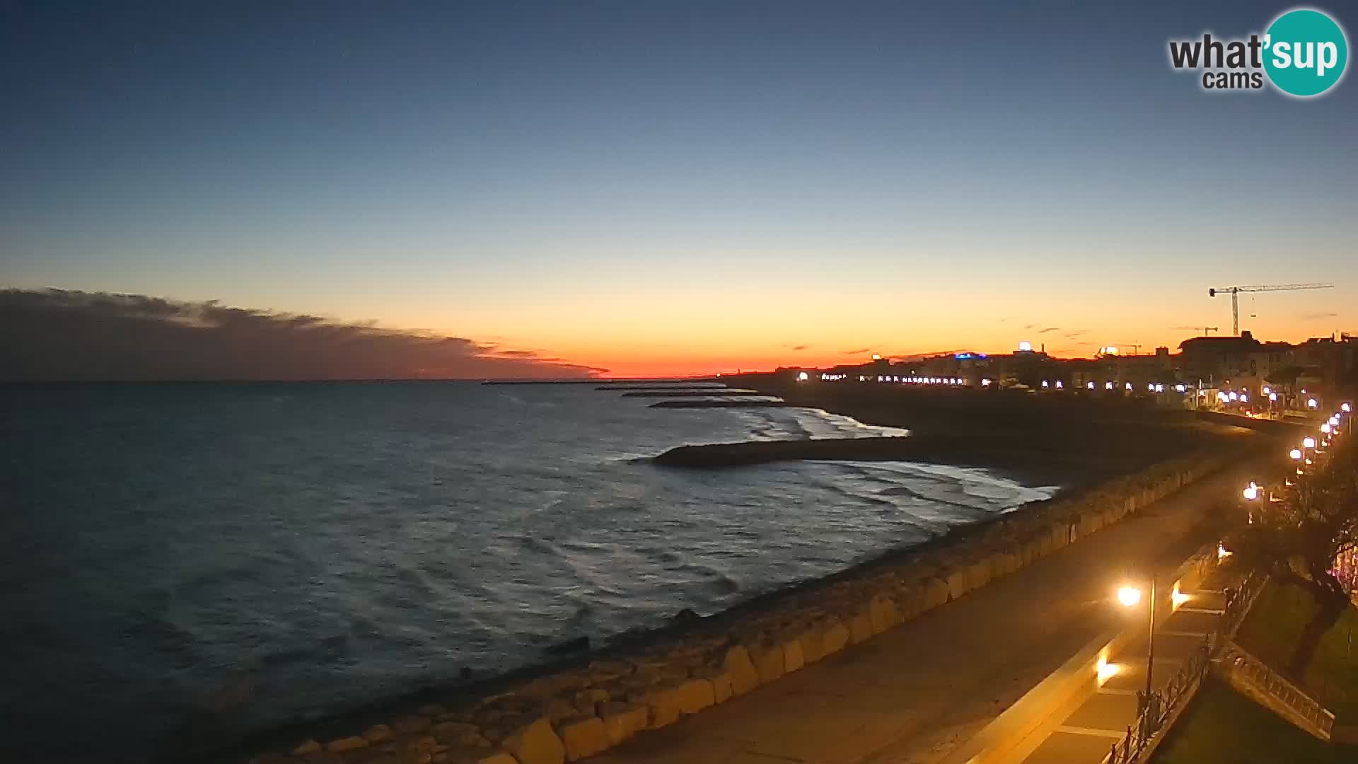 Webcam Caorle Ponente – View from Marinai di Caorle