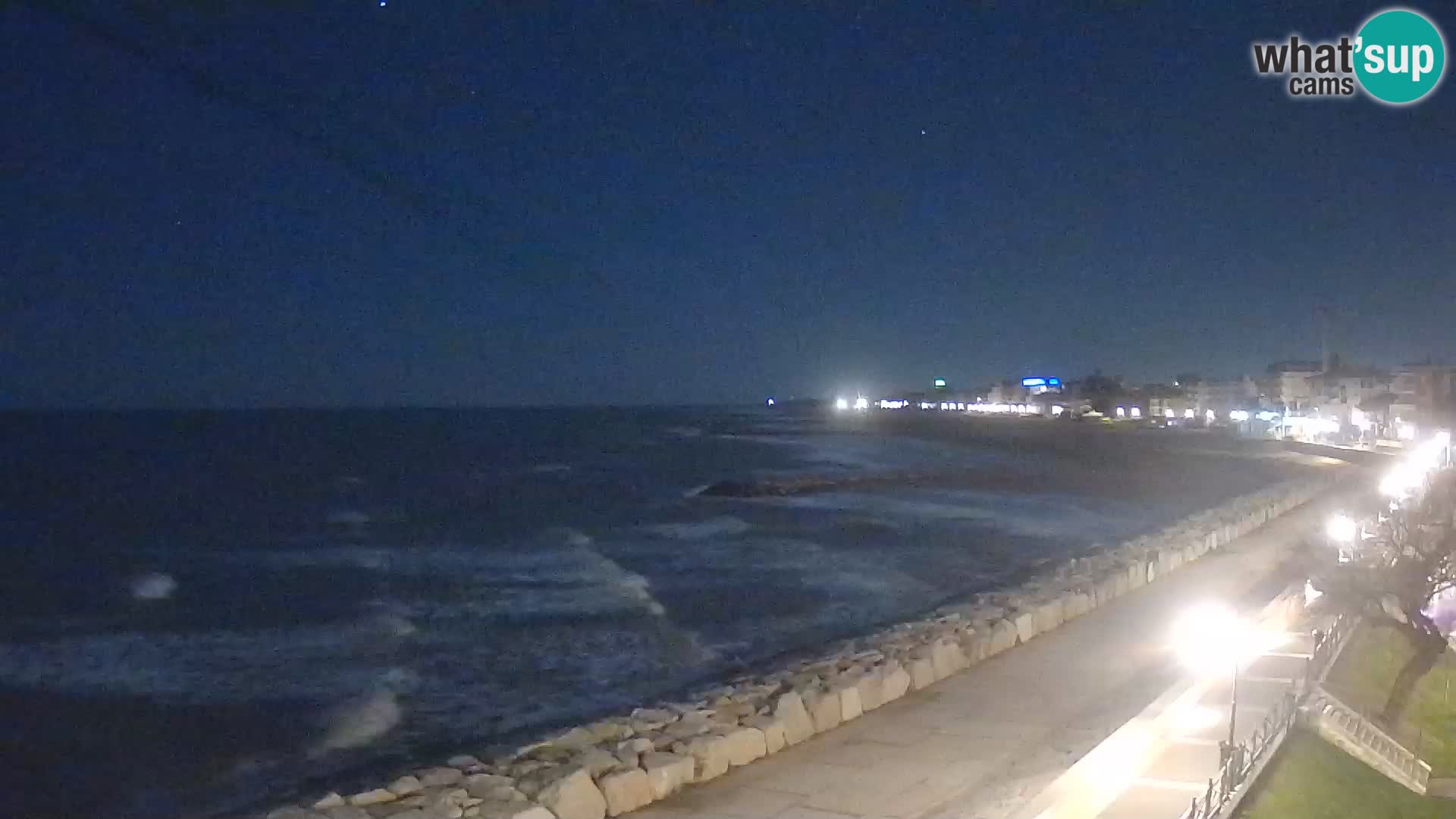 Webcam Caorle Ponente – Vue depuis les Marinai di Caorle