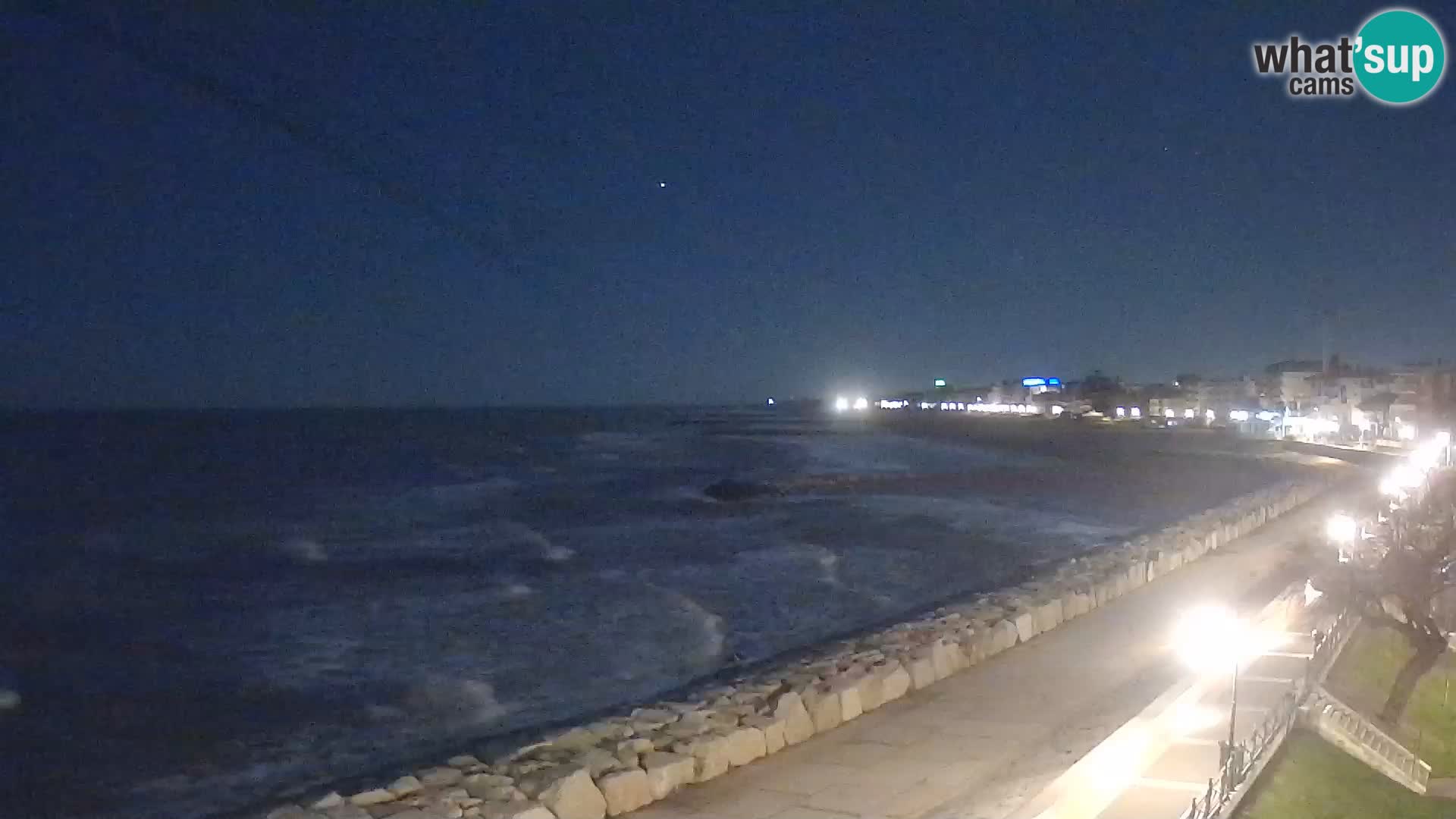 Webcam Caorle Ponente – Vue depuis les Marinai di Caorle