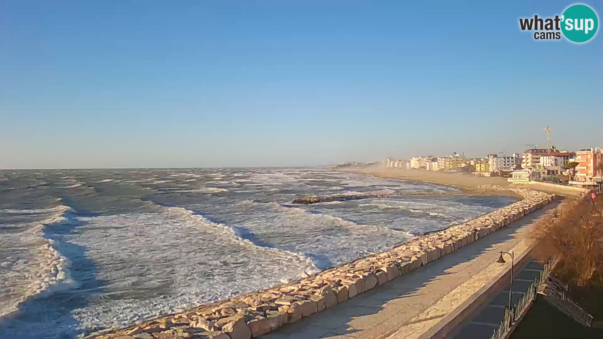 Webcam Caorle Ponente – View from Marinai di Caorle