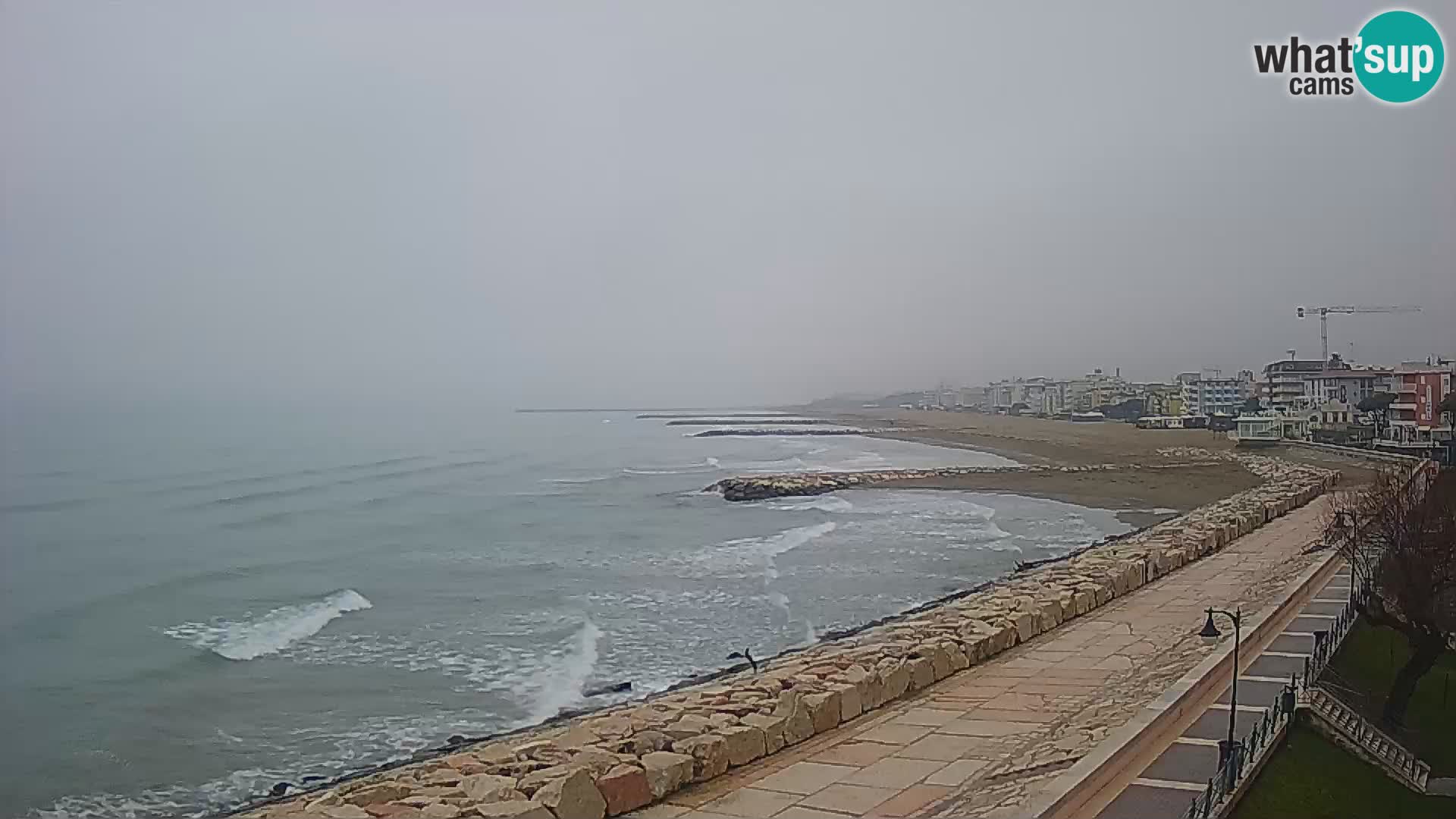 Webcam Caorle Ponente – Vue depuis les Marinai di Caorle