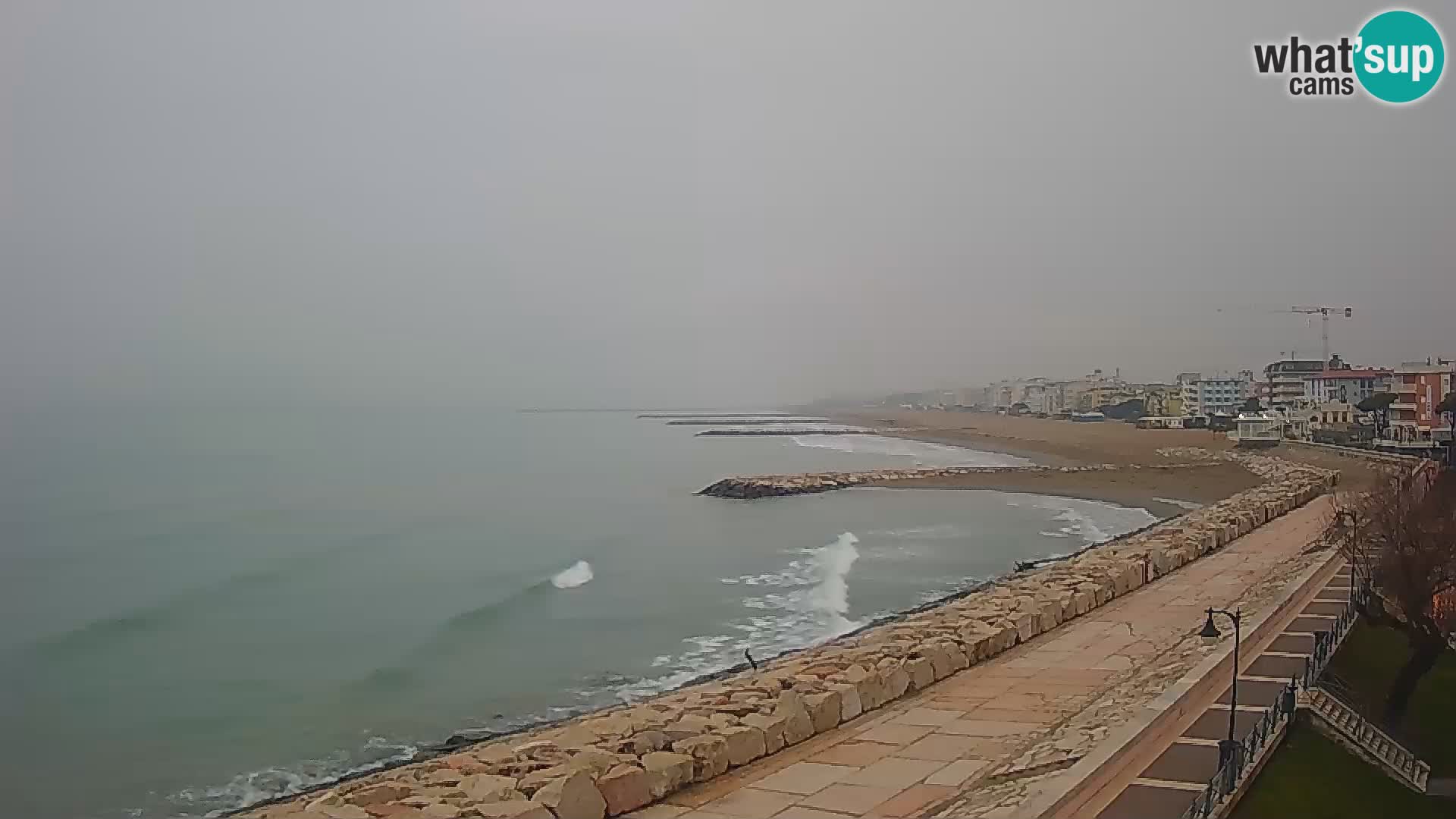 Webcam Caorle Ponente – Blick von Marinai di Caorle