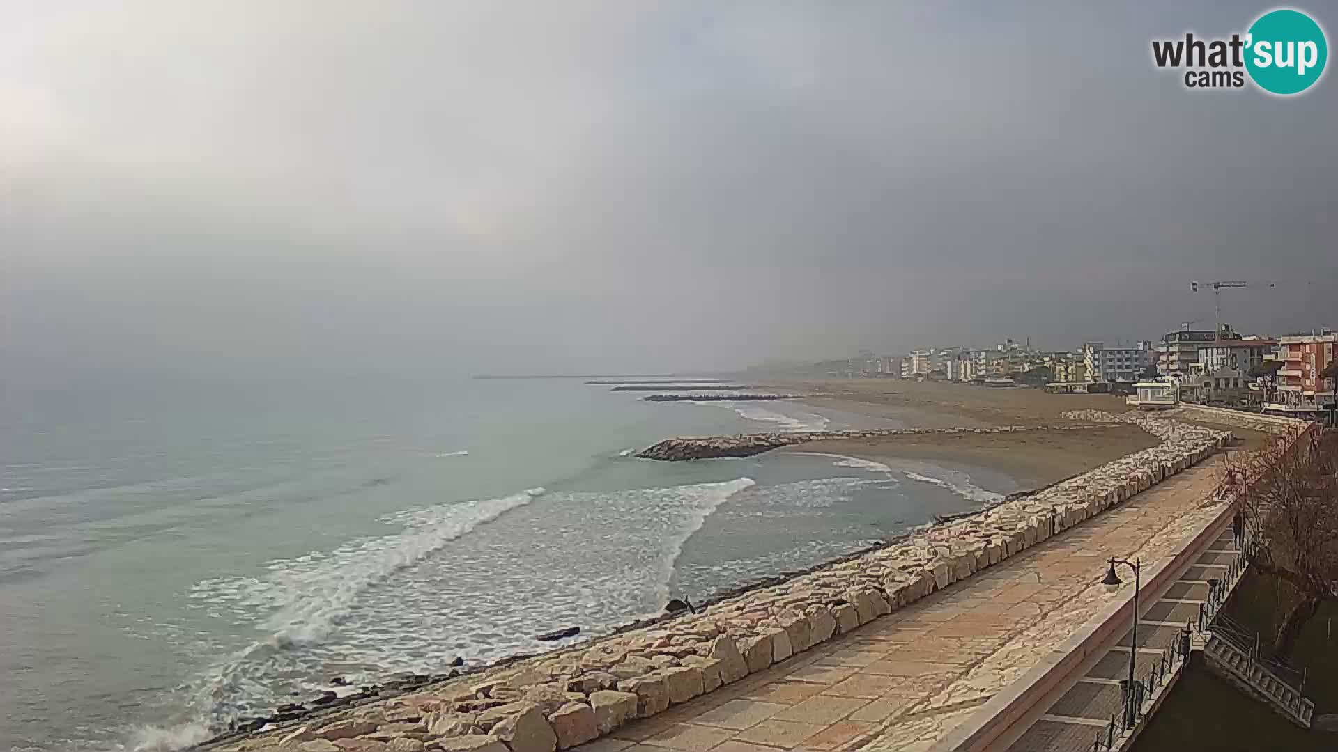 Webcam Caorle Ponente – Vue depuis les Marinai di Caorle