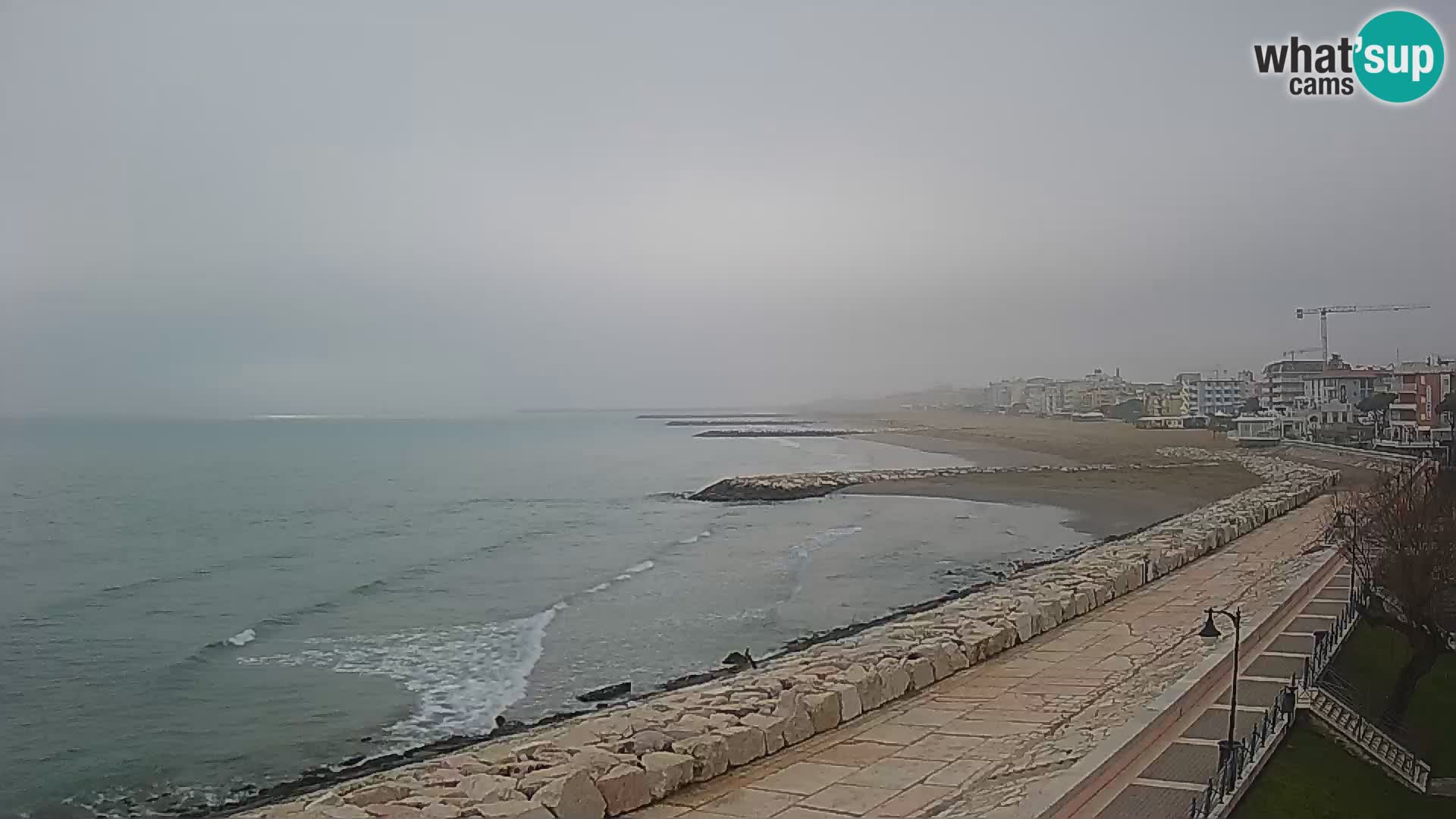 Webcam Caorle Ponente – Vue depuis les Marinai di Caorle