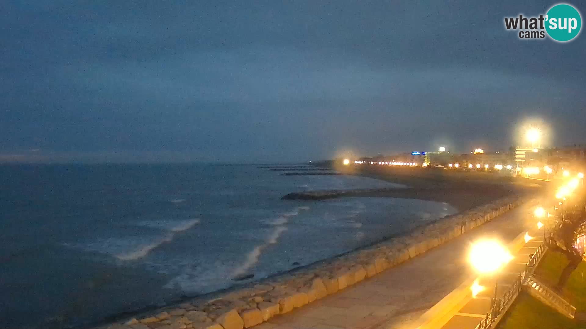 Webcam Caorle Ponente – Vue depuis les Marinai di Caorle