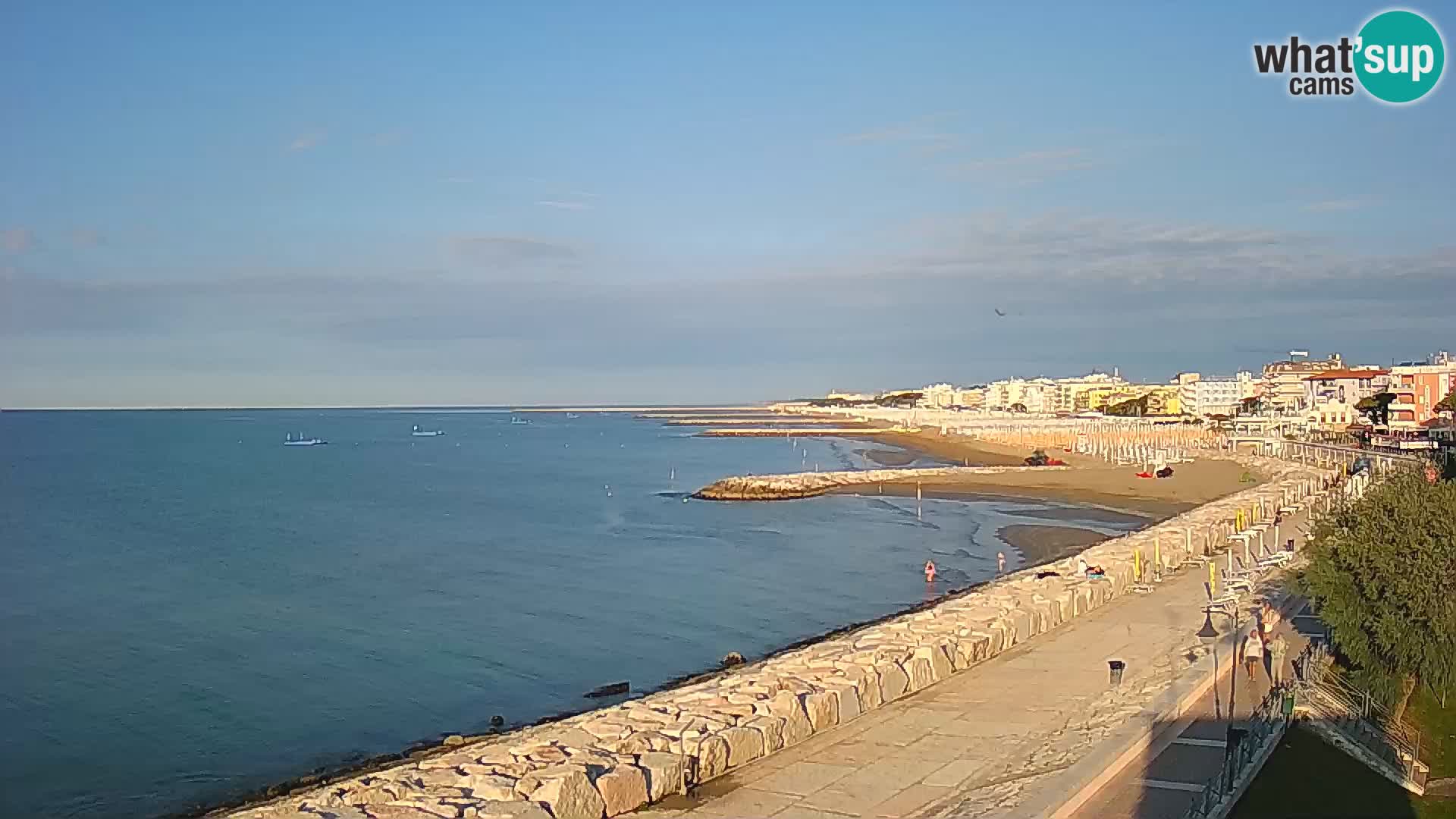 Webcam Caorle Ponente – View from Marinai di Caorle