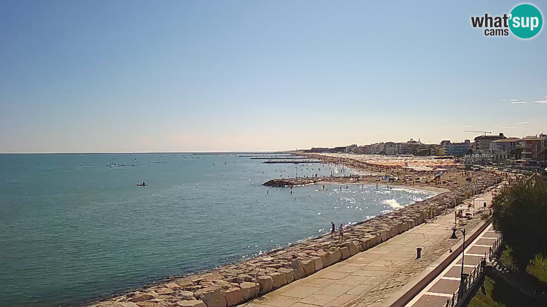 Webcam Caorle Ponente – View from Marinai di Caorle