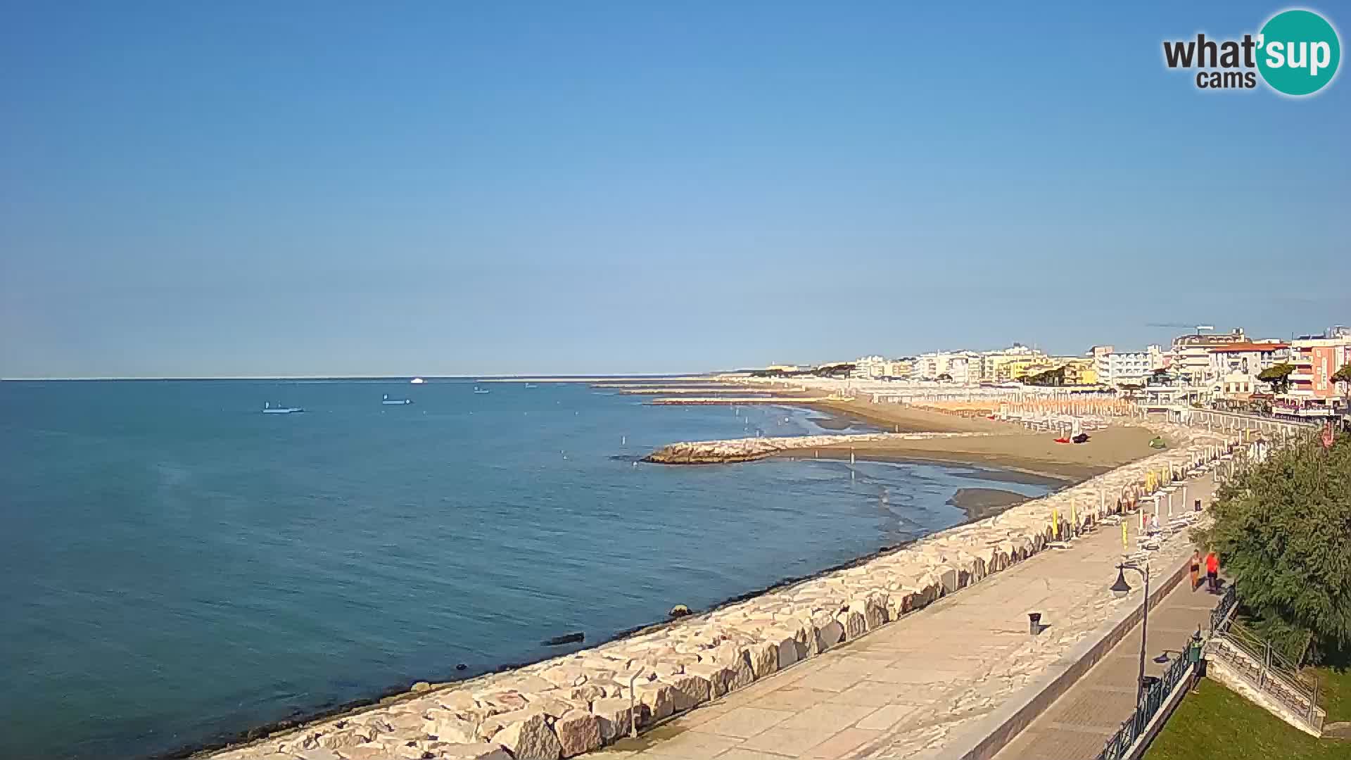 Webcam Caorle Ponente – Blick von Marinai di Caorle