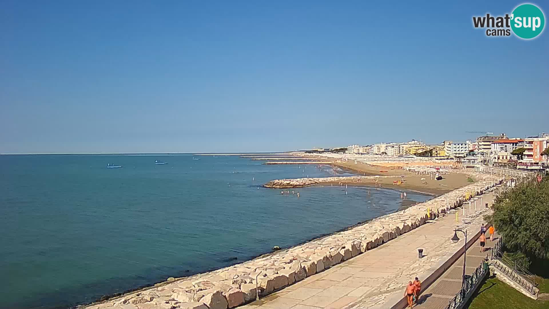 Webcam Caorle Ponente – Blick von Marinai di Caorle