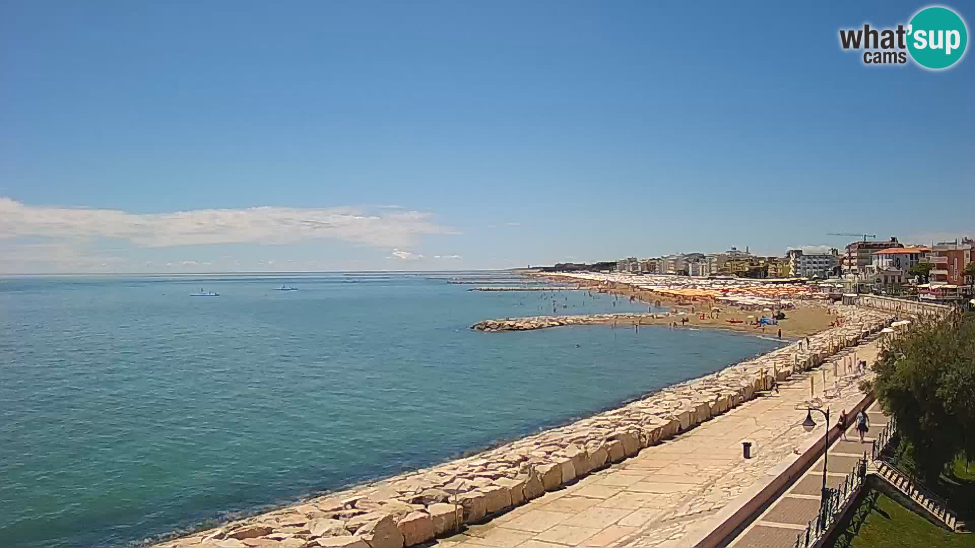 Webcam Caorle Ponente – panorama dall’ASS. Marinai di Caorle