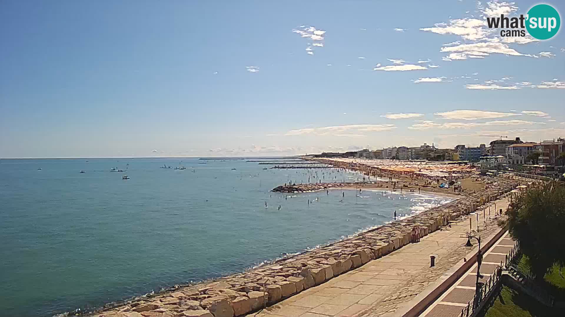Kamera Caorle Ponente – Pogled iz “Marinai di Caorle”