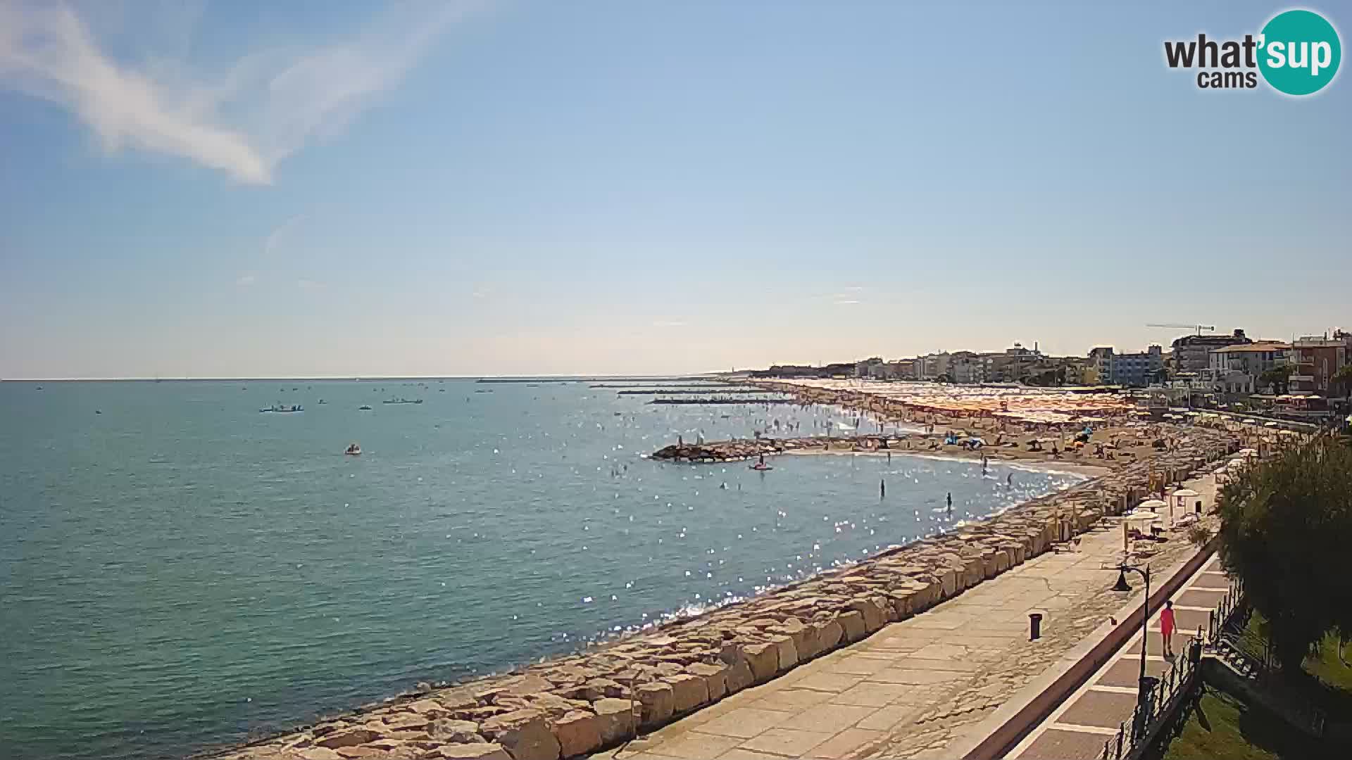 Webcam Caorle Ponente – View from Marinai di Caorle