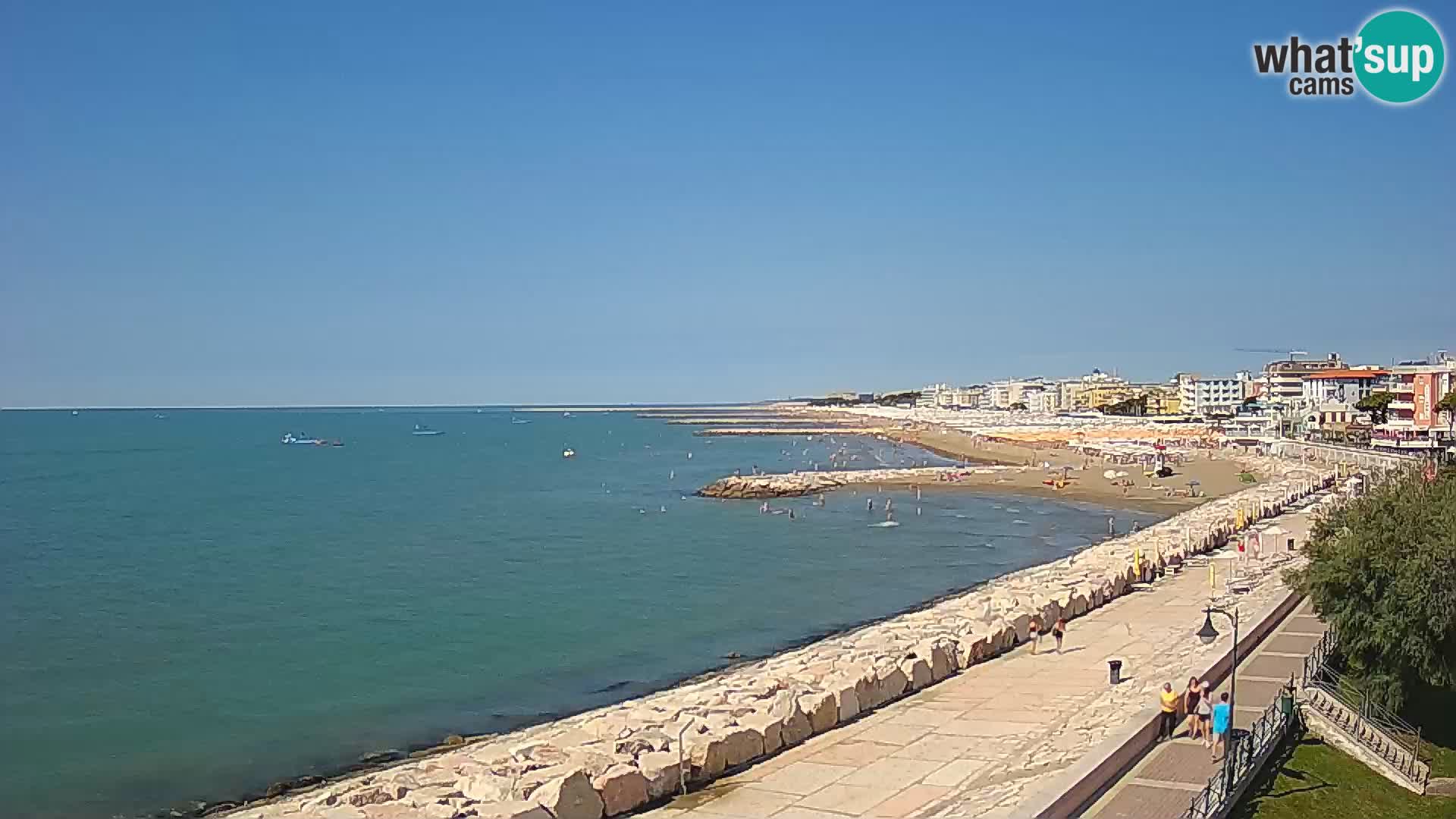 Webcam Caorle Ponente – Blick von Marinai di Caorle