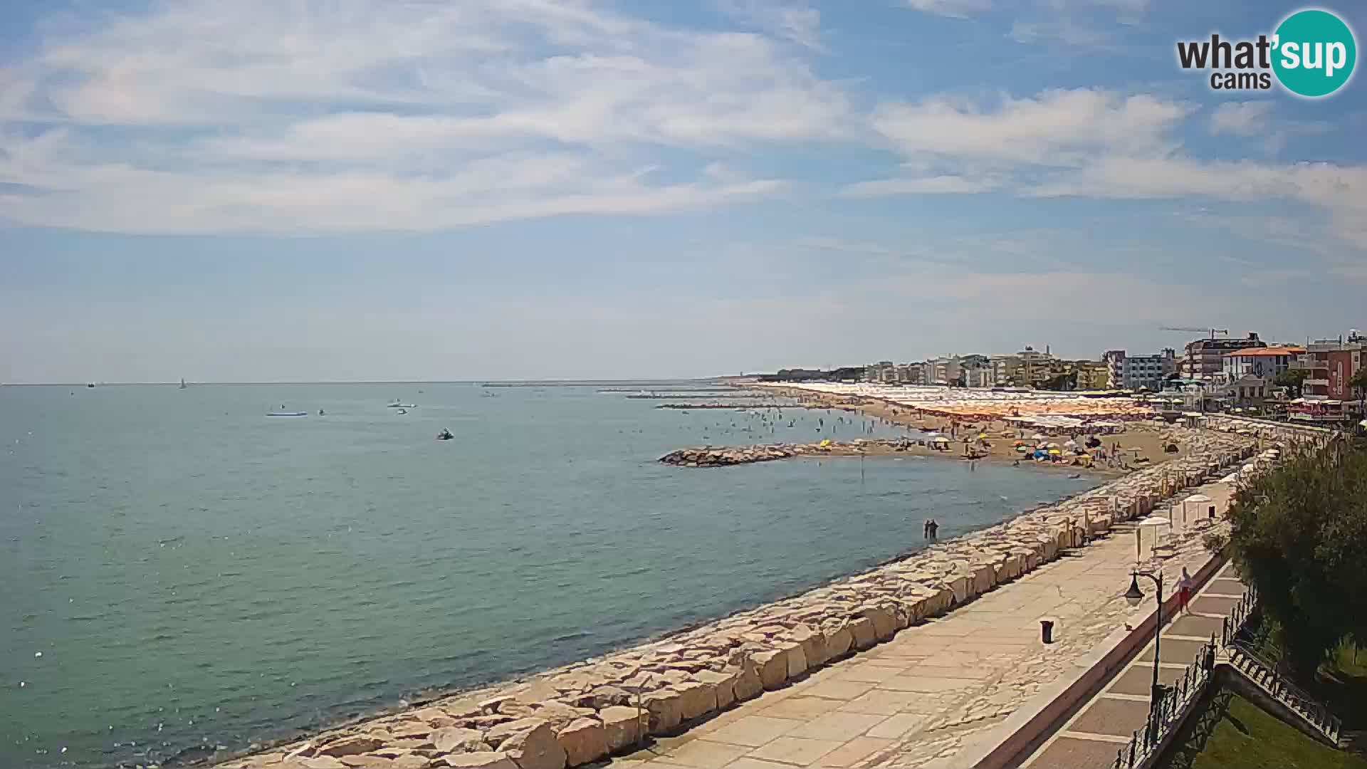 Webcam Caorle Ponente – View from Marinai di Caorle