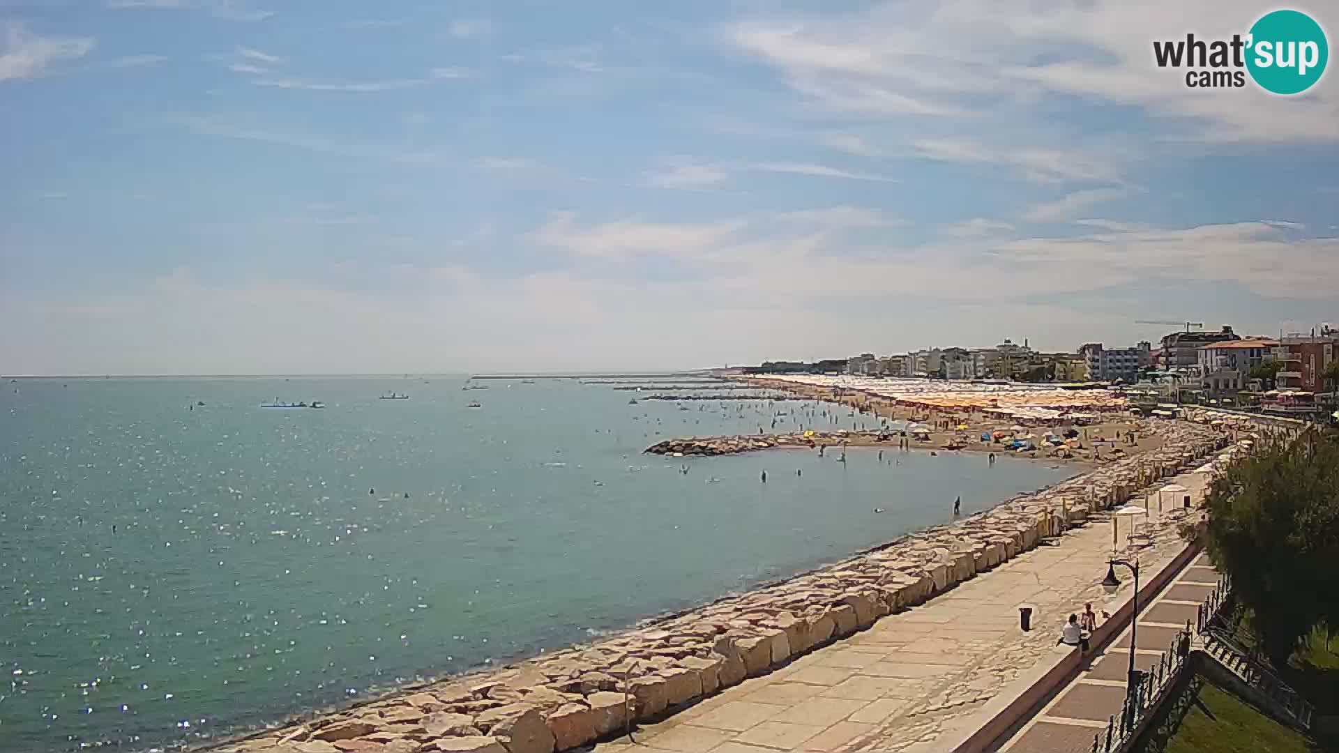 Webcam Caorle Ponente – View from Marinai di Caorle