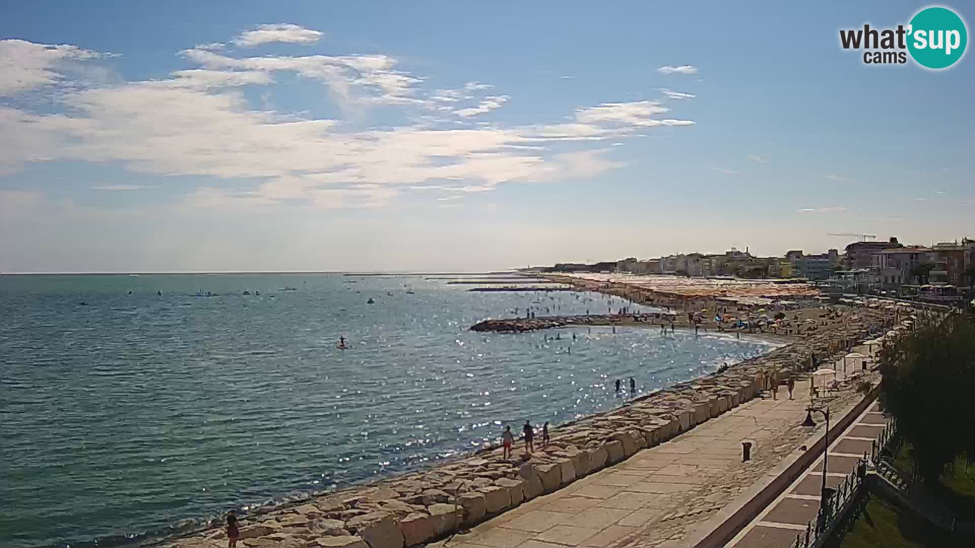 Webcam Caorle Ponente – View from Marinai di Caorle