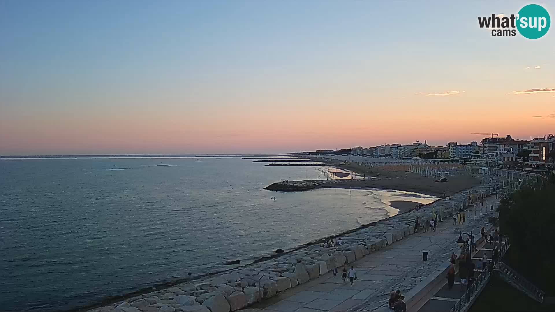 Webcam Caorle Ponente – Blick von Marinai di Caorle