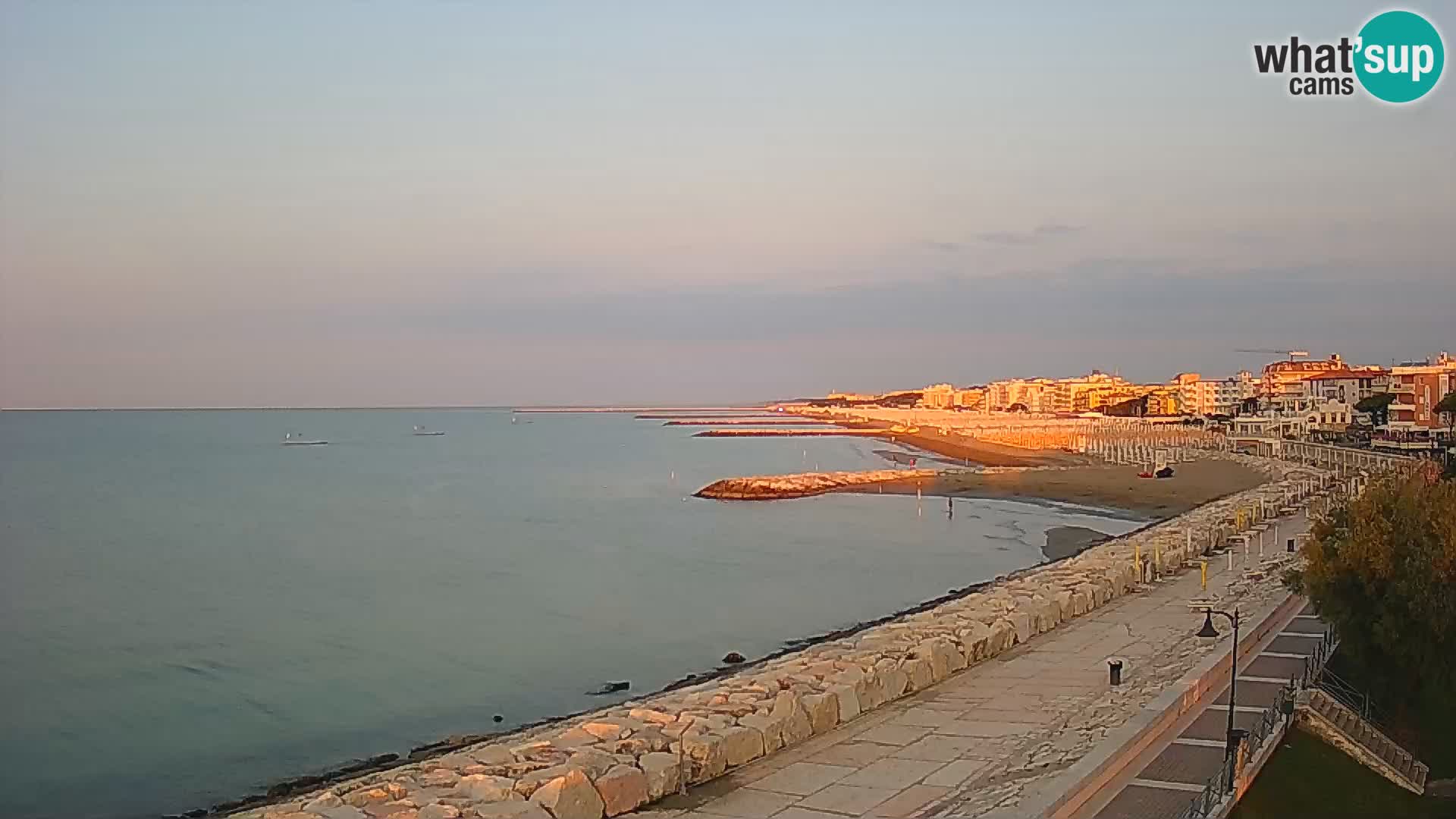 Kamera Caorle Ponente – Pogled iz “Marinai di Caorle”