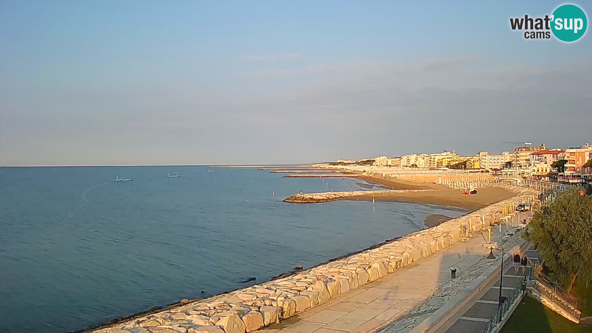 Webcam Caorle Ponente – View from Marinai di Caorle