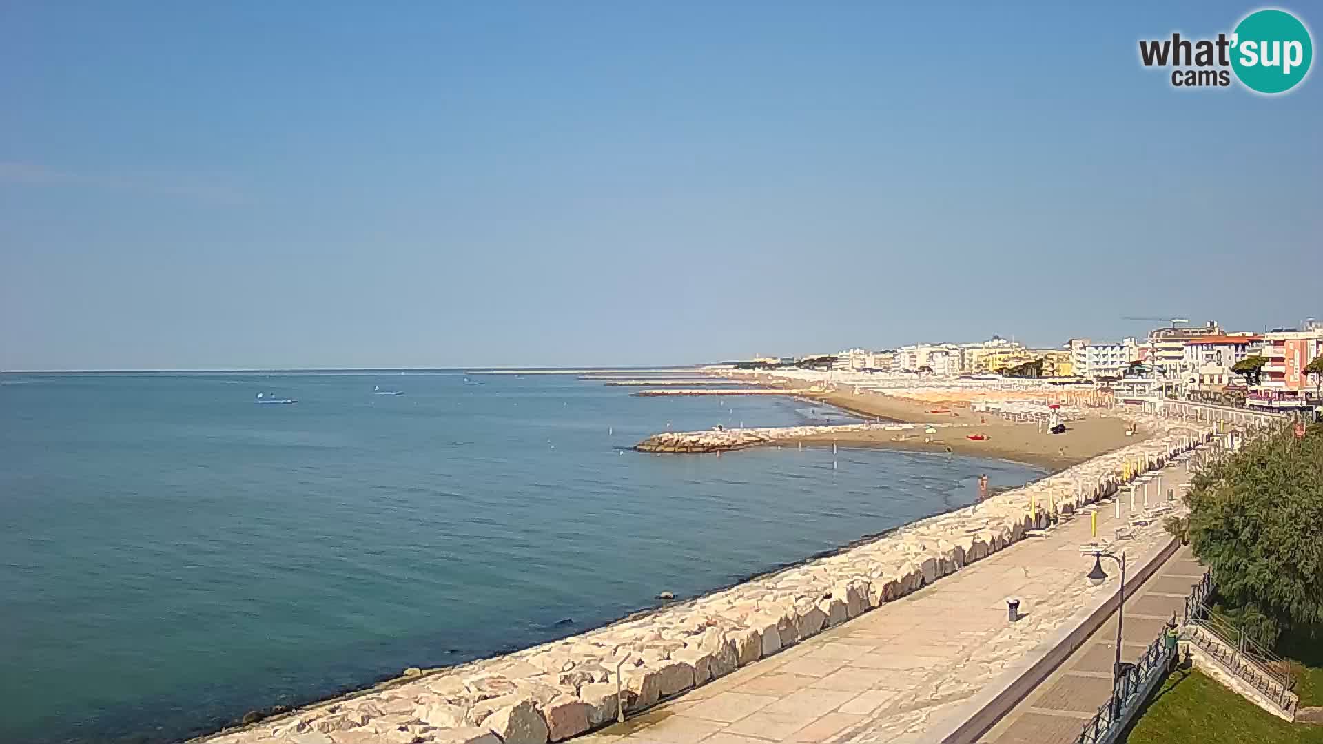 Webcam Caorle Ponente – View from Marinai di Caorle