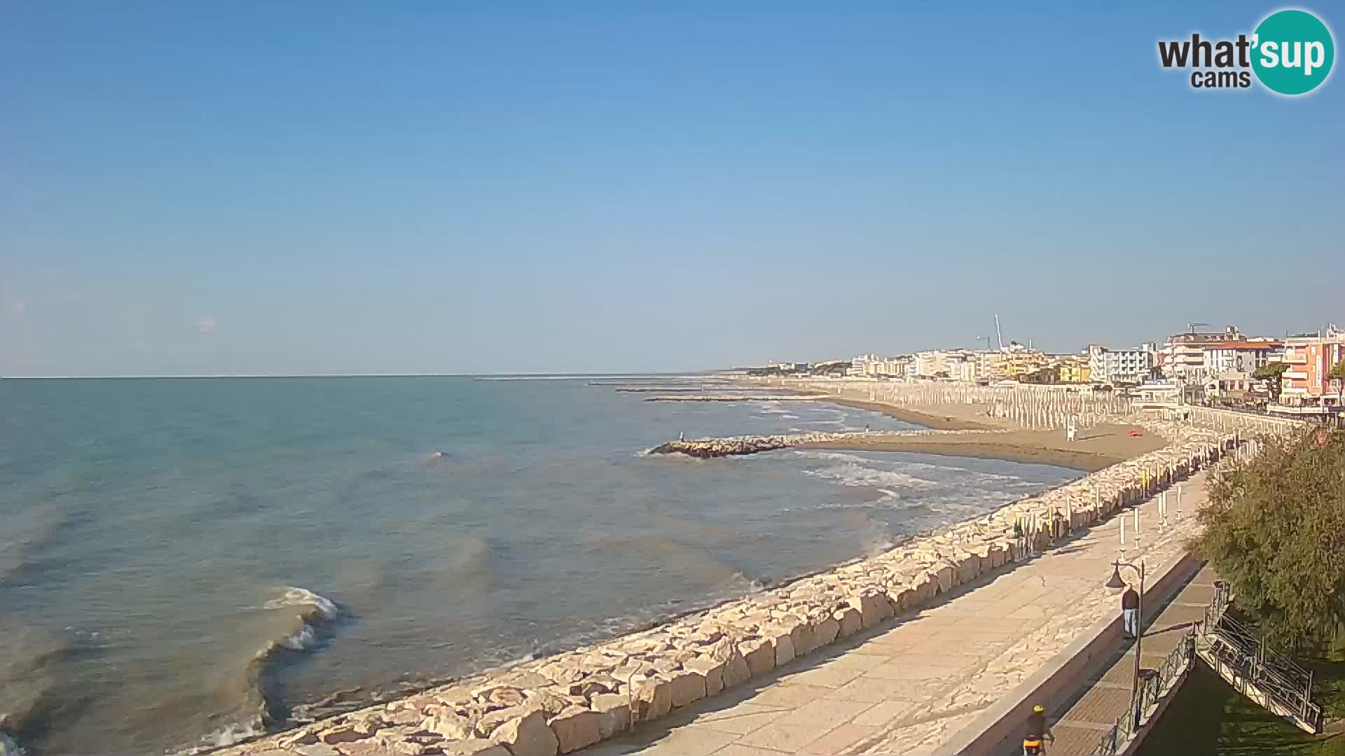 Webcam Caorle Ponente – panorama dall’ASS. Marinai di Caorle