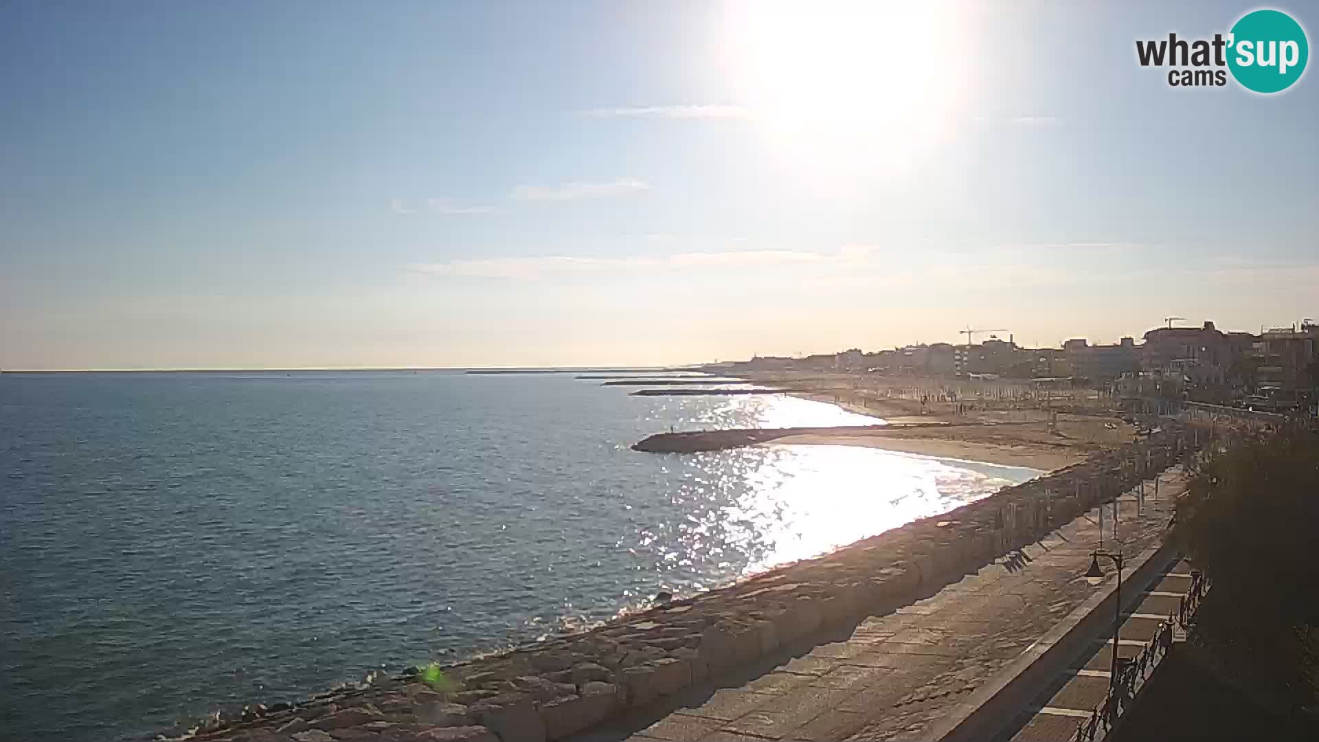 Webcam Caorle Ponente – Blick von Marinai di Caorle