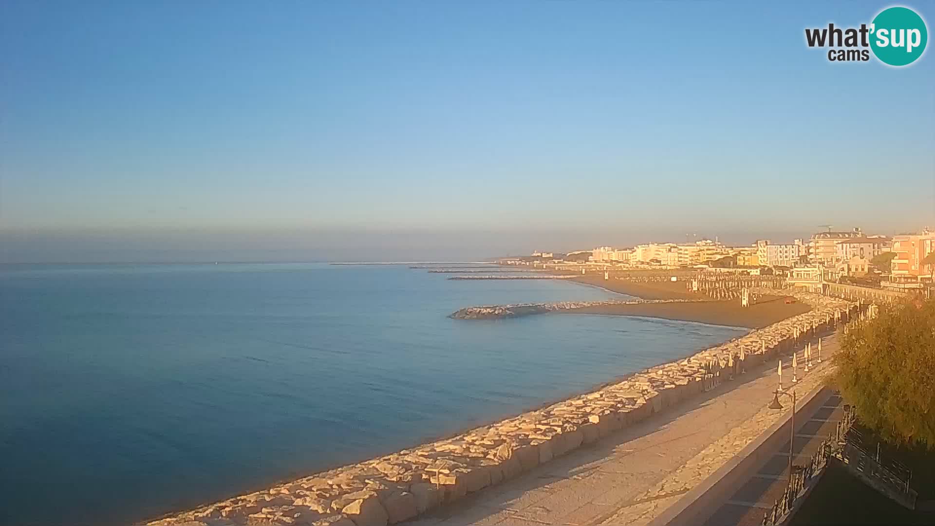 Webcam Caorle Ponente – View from Marinai di Caorle