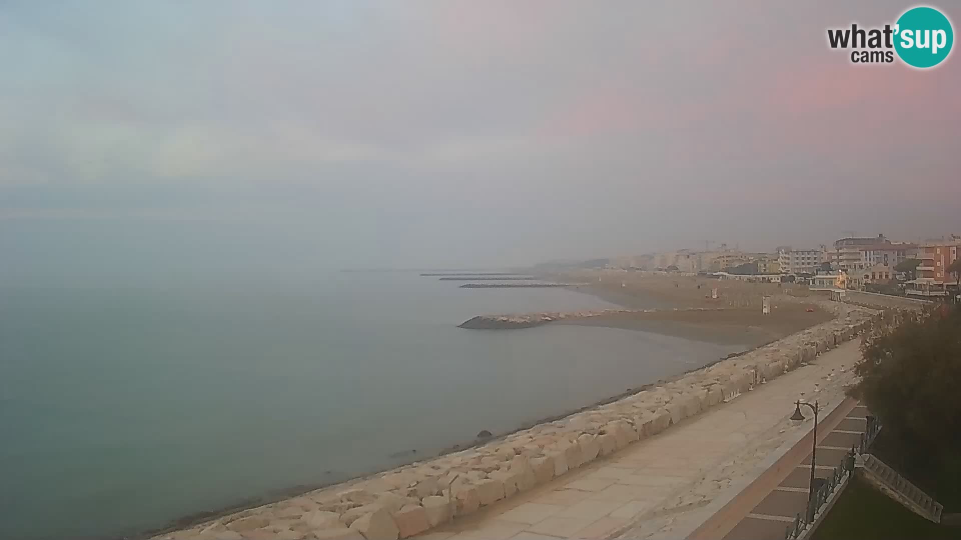 Webcam Caorle Ponente – Vue depuis les Marinai di Caorle