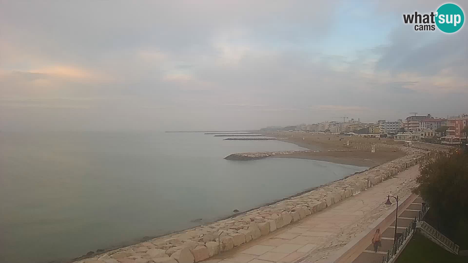 Webcam Caorle Ponente – Blick von Marinai di Caorle