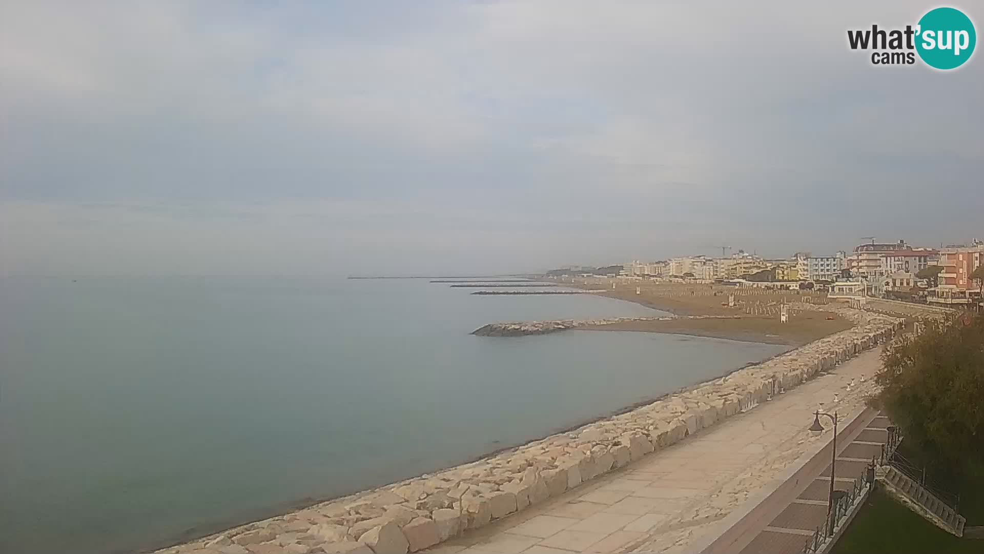 Webcam Caorle Ponente – Blick von Marinai di Caorle