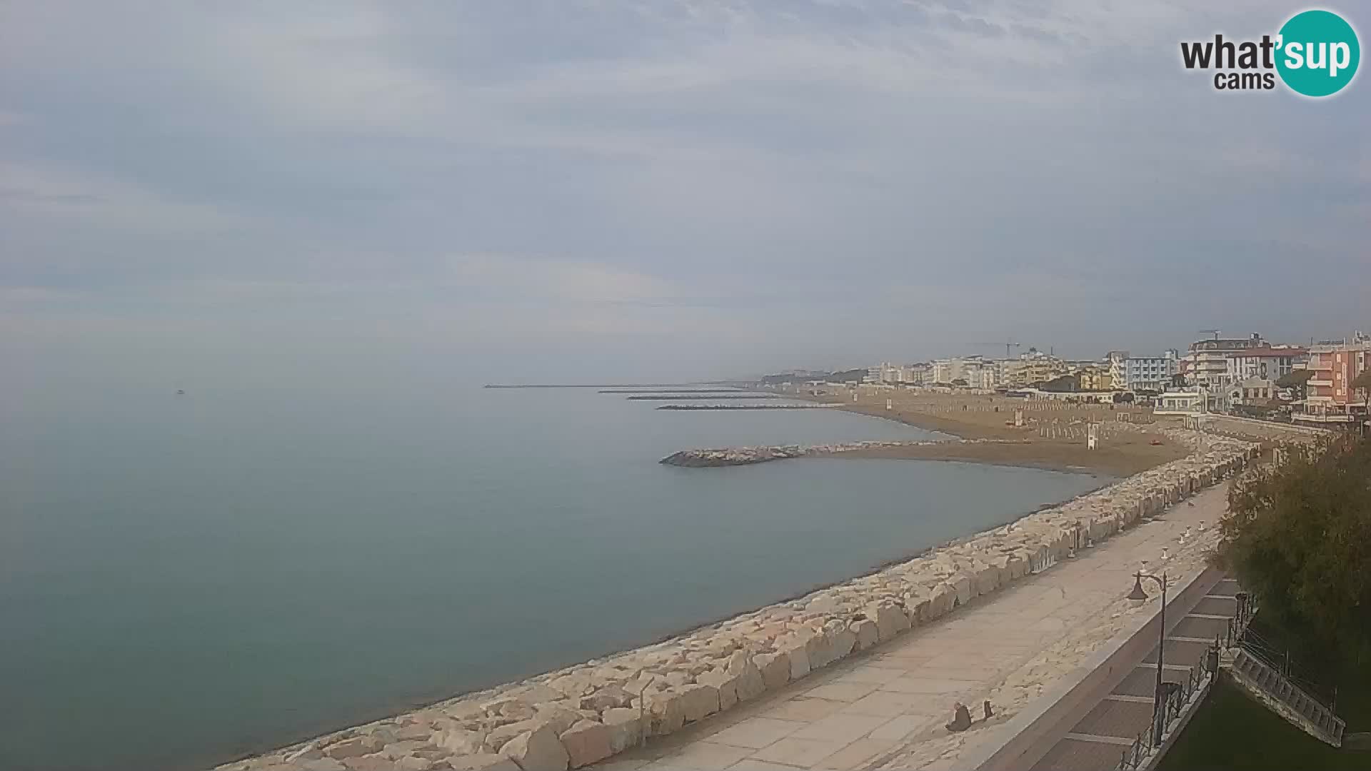 Webcam Caorle Ponente – Blick von Marinai di Caorle