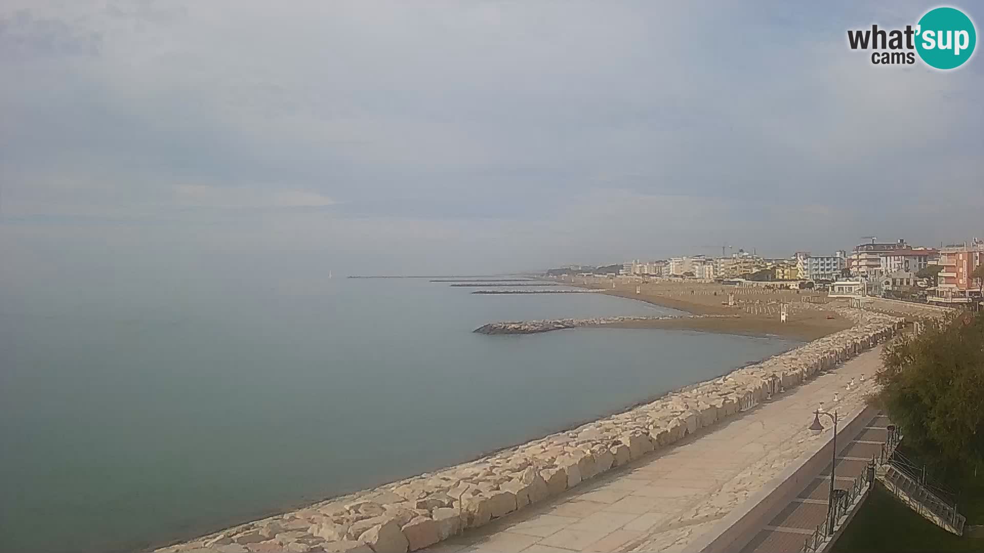 Webcam Caorle Ponente – Blick von Marinai di Caorle