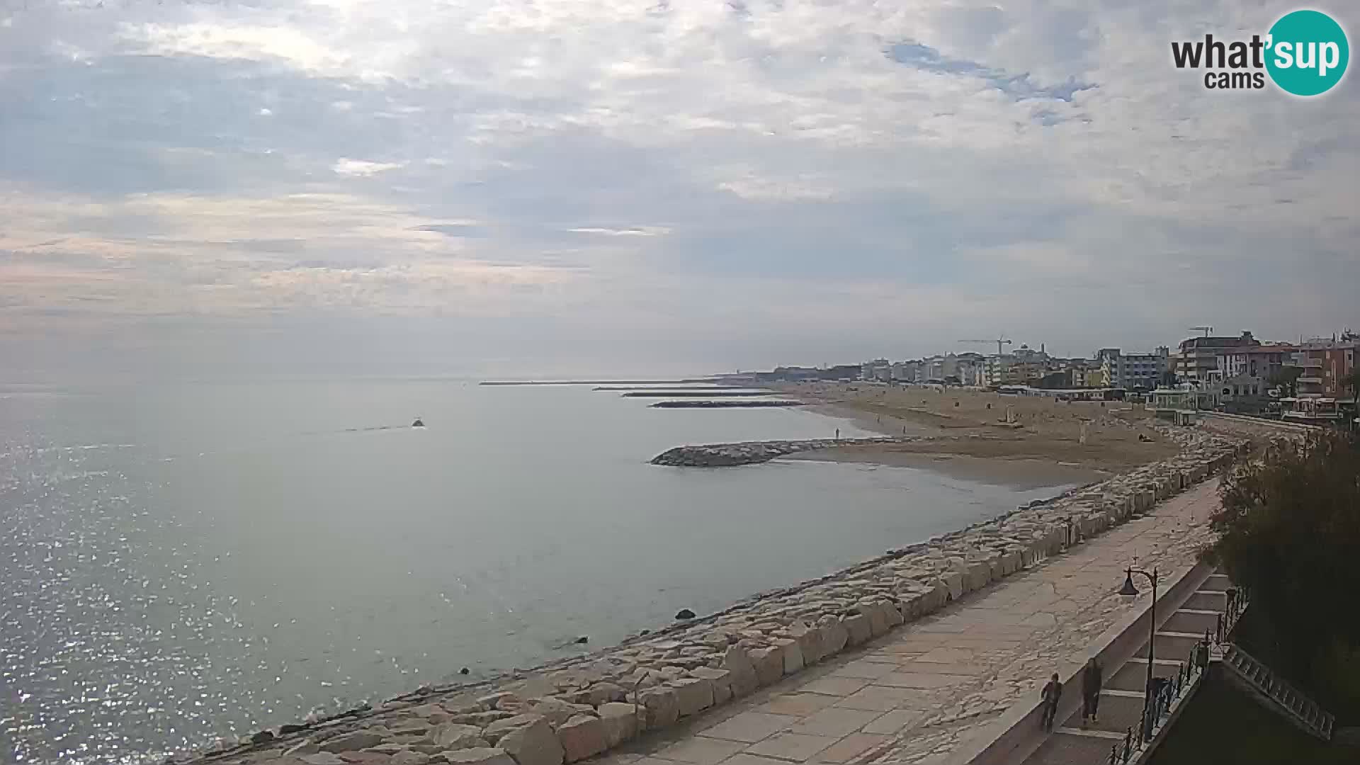Webcam Caorle Ponente – Vue depuis les Marinai di Caorle