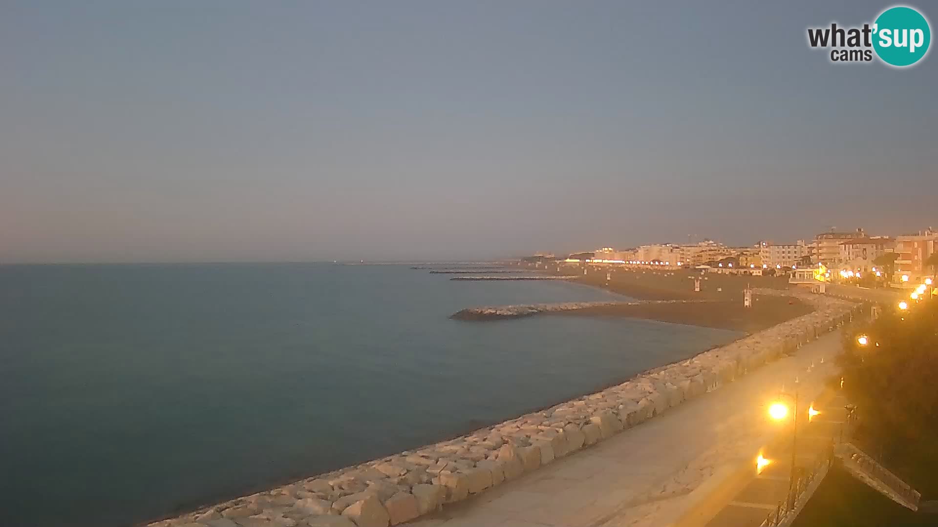 Webcam Caorle Ponente – Vue depuis les Marinai di Caorle