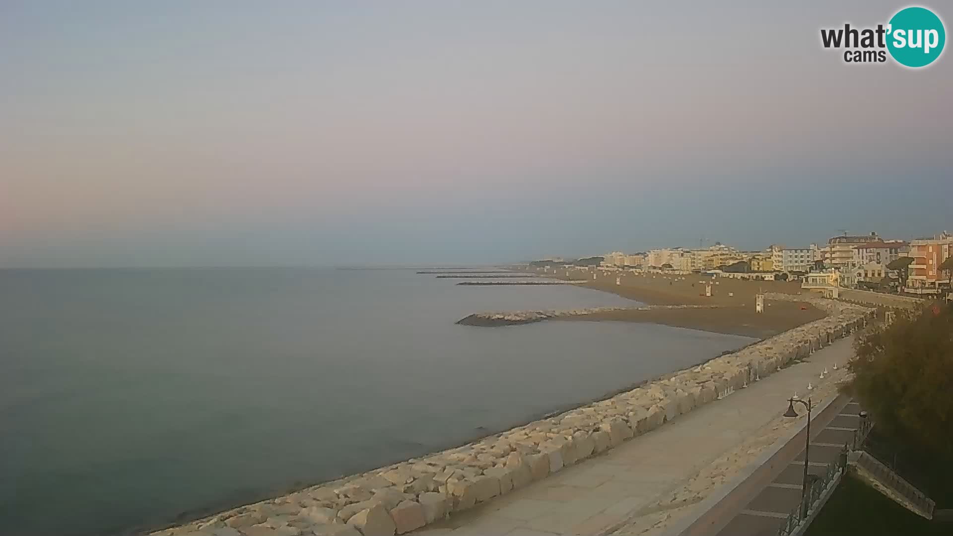 Webcam Caorle Ponente – Vue depuis les Marinai di Caorle