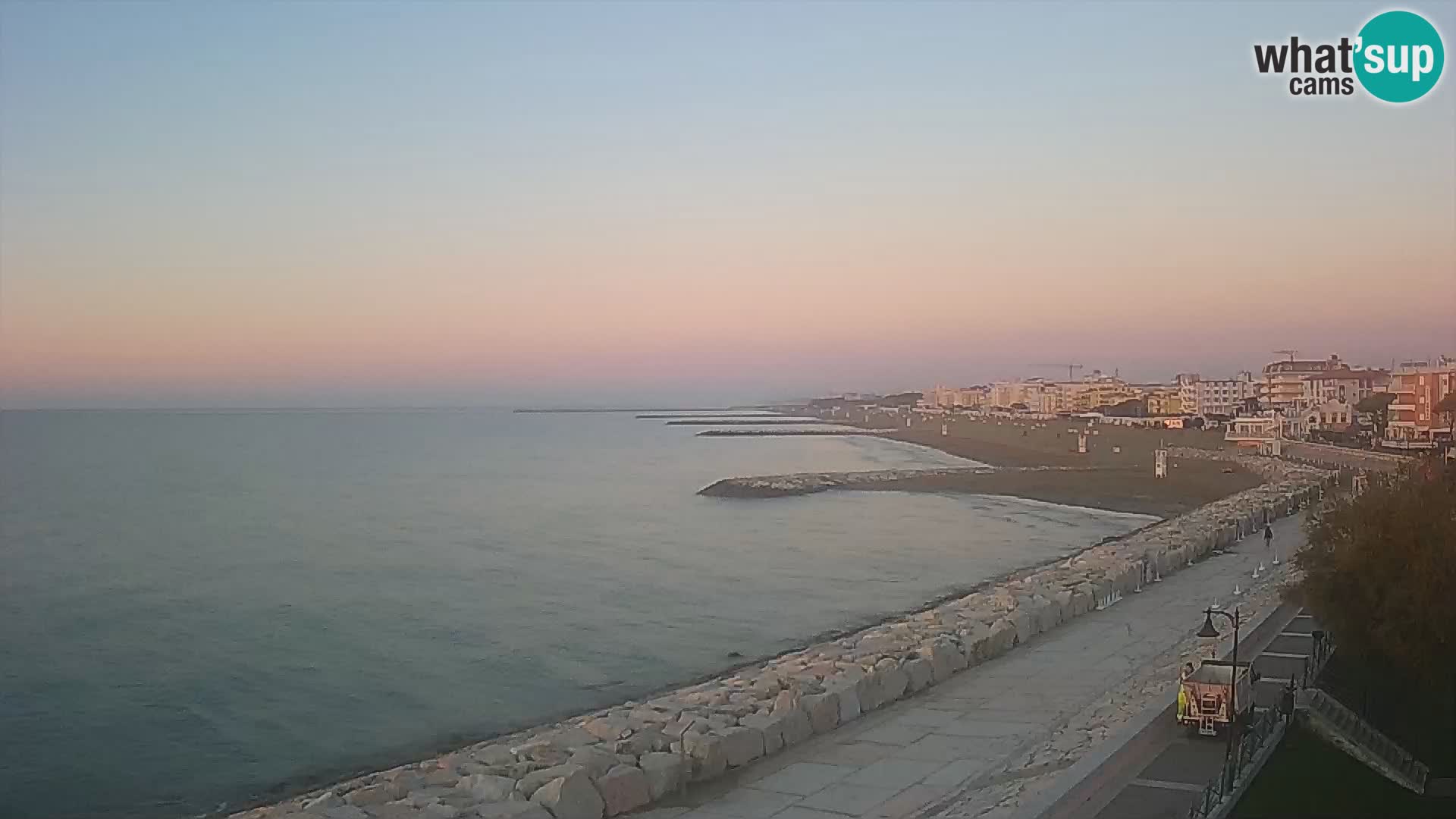 Webcam Caorle Ponente – Vue depuis les Marinai di Caorle