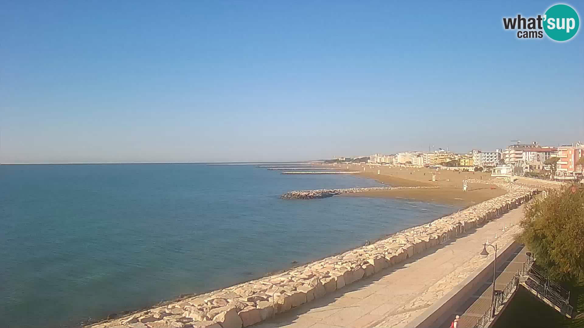 Webcam Caorle Ponente – View from Marinai di Caorle