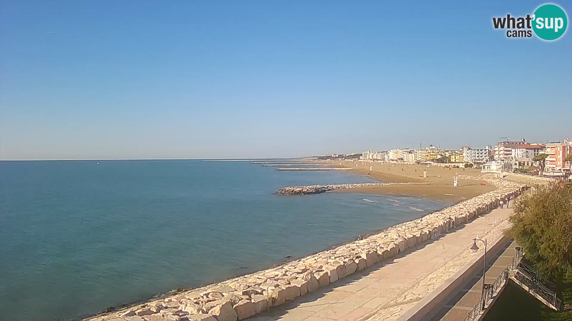 Webcam Caorle Ponente – View from Marinai di Caorle