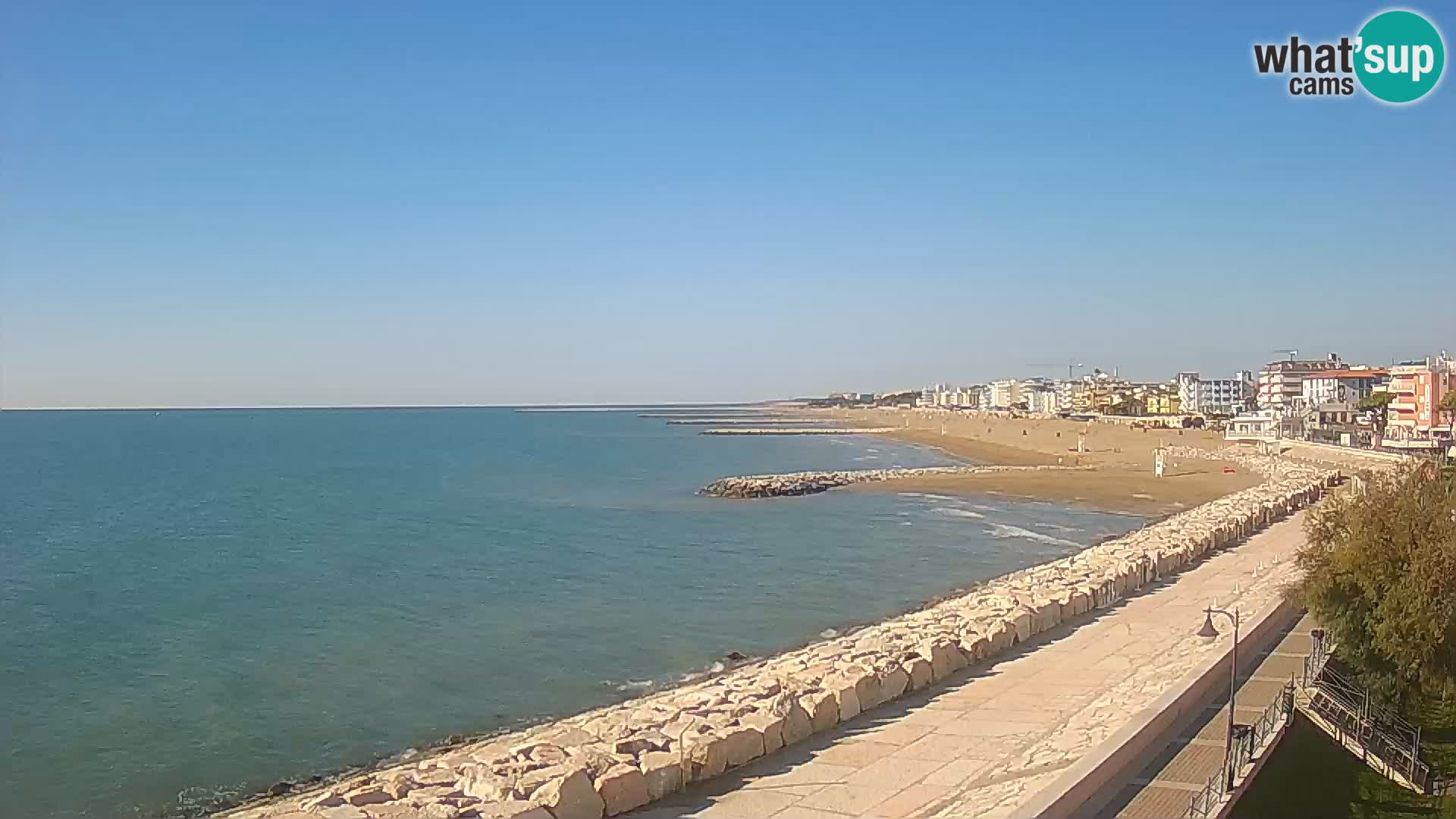 Webcam Caorle Ponente – Vista desde Marinai di Caorle