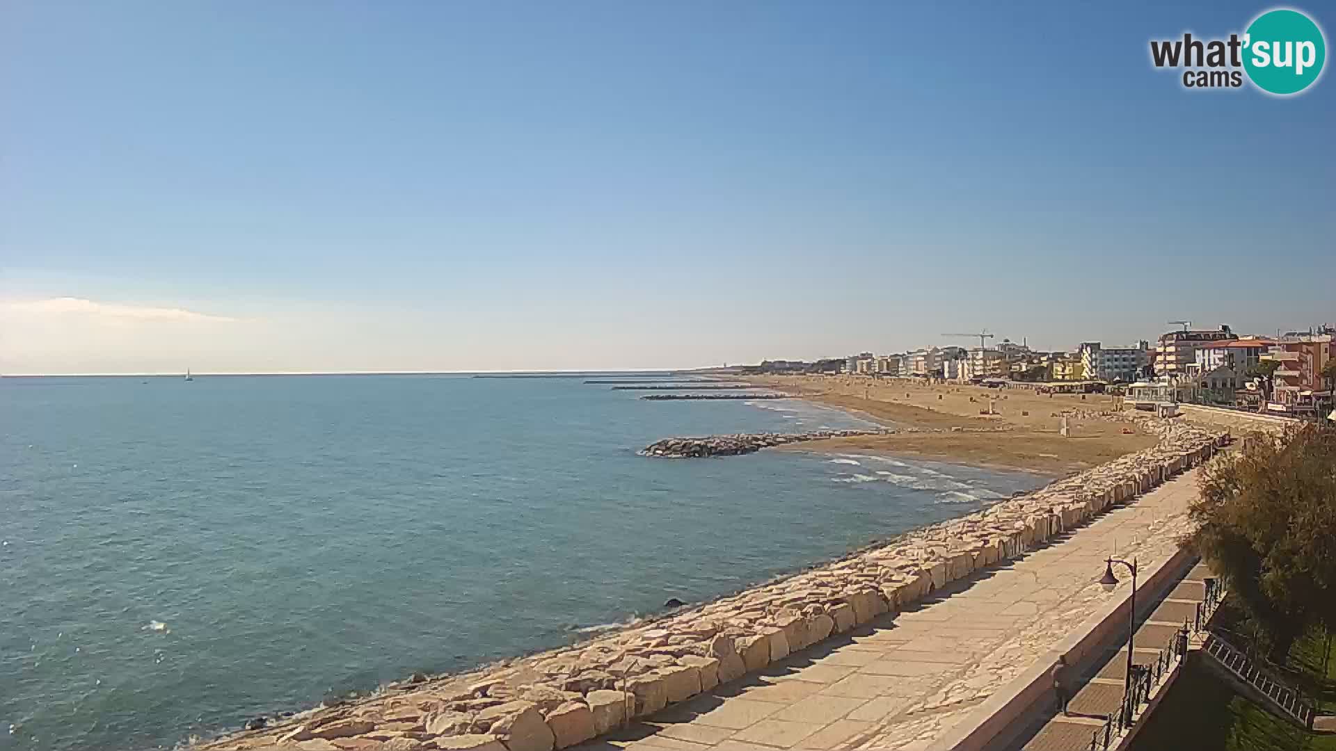 Webcam Caorle Ponente – View from Marinai di Caorle