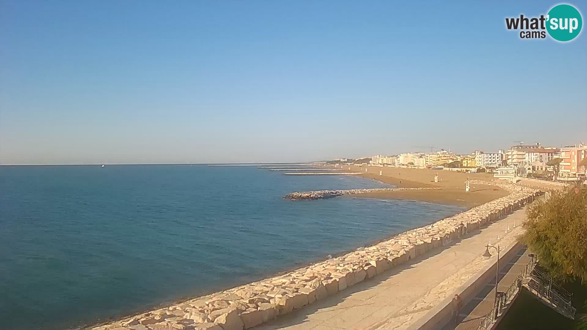 Webcam Caorle Ponente – View from Marinai di Caorle