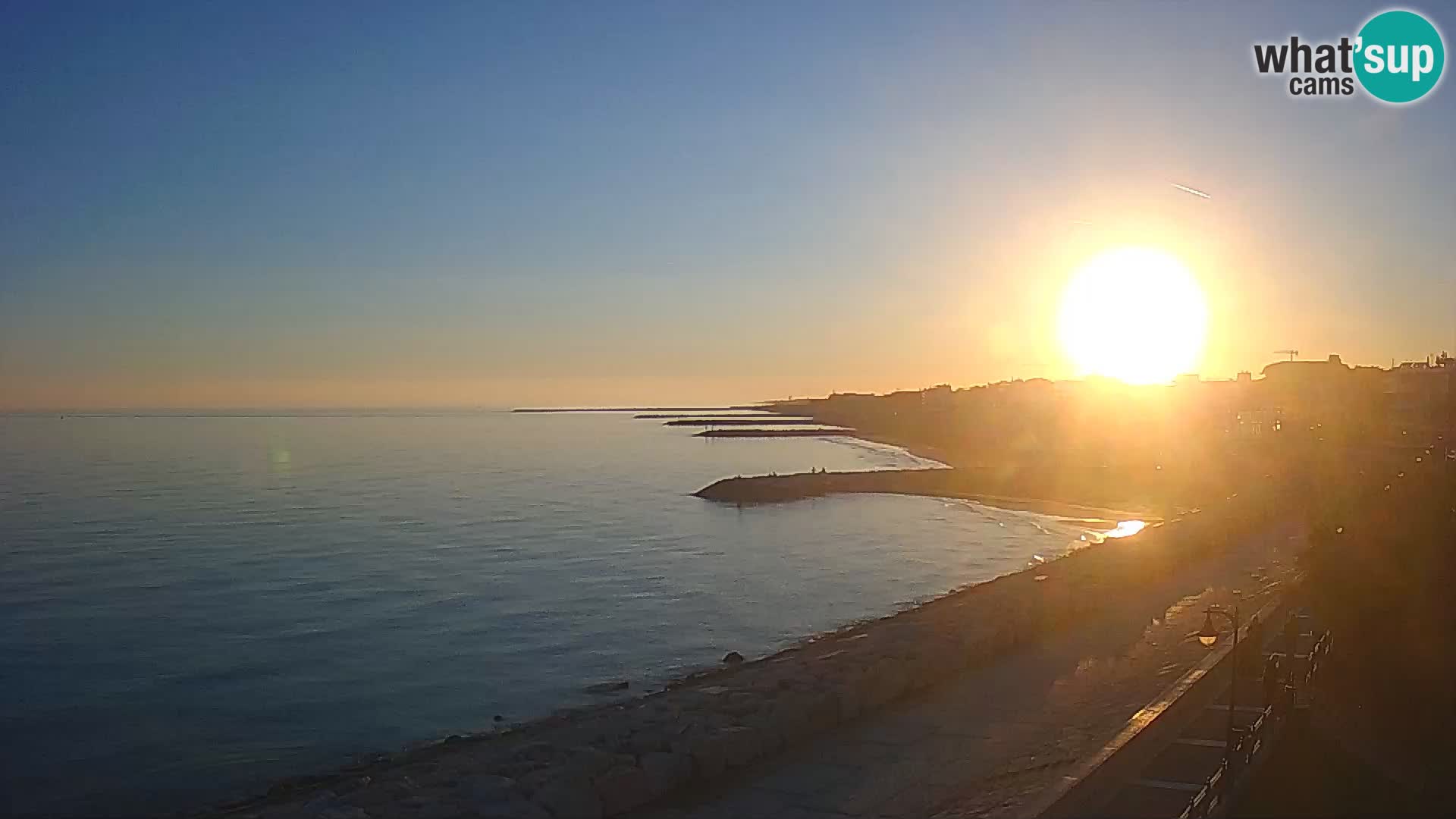 Webcam Caorle Ponente – panorama dall’ASS. Marinai di Caorle