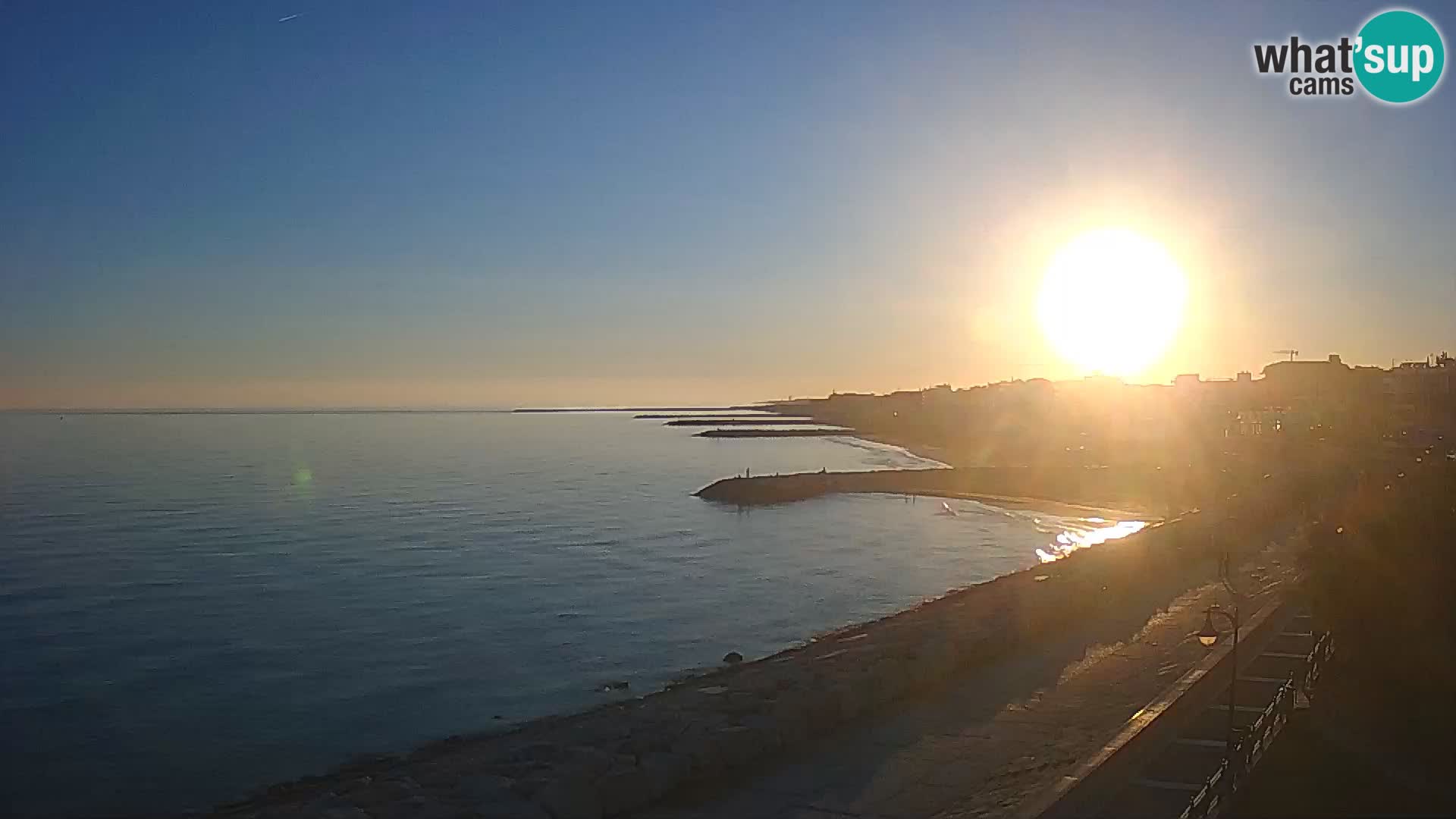 Webcam Caorle Ponente – View from Marinai di Caorle