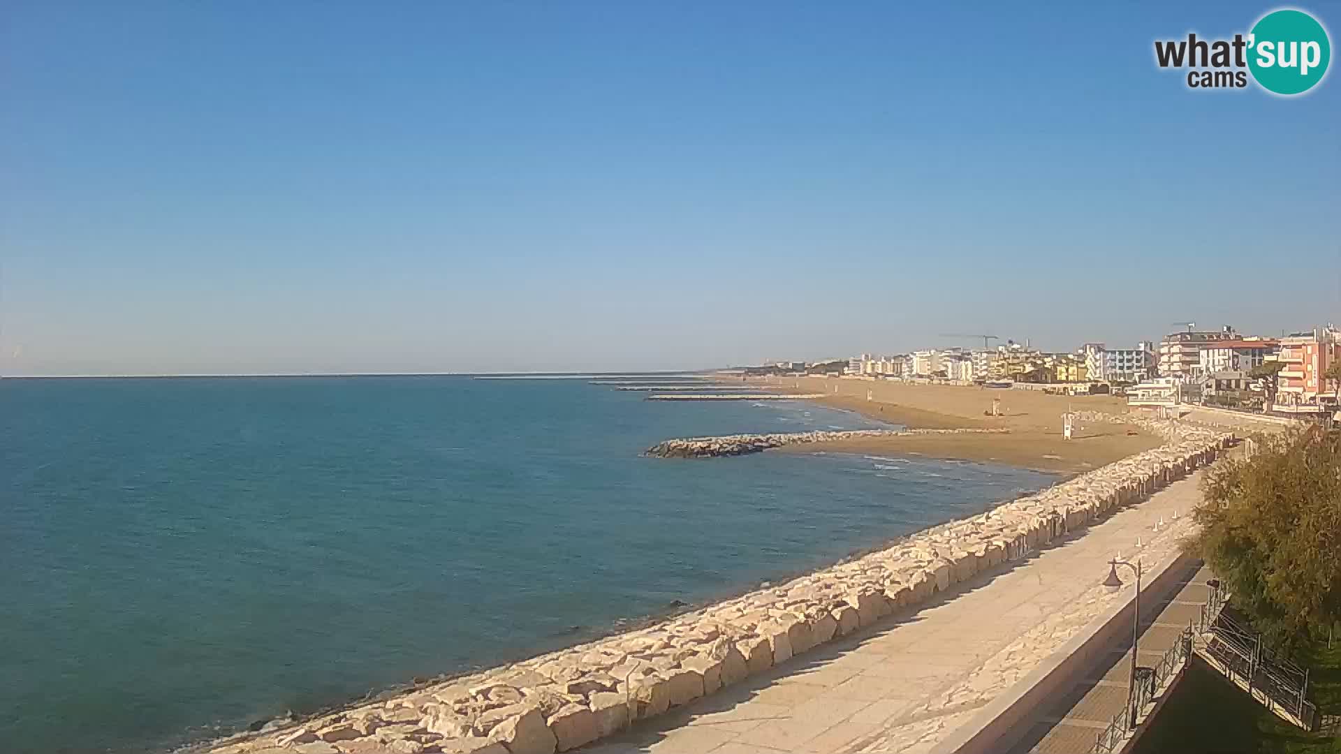 Webcam Caorle Ponente – panorama dall’ASS. Marinai di Caorle
