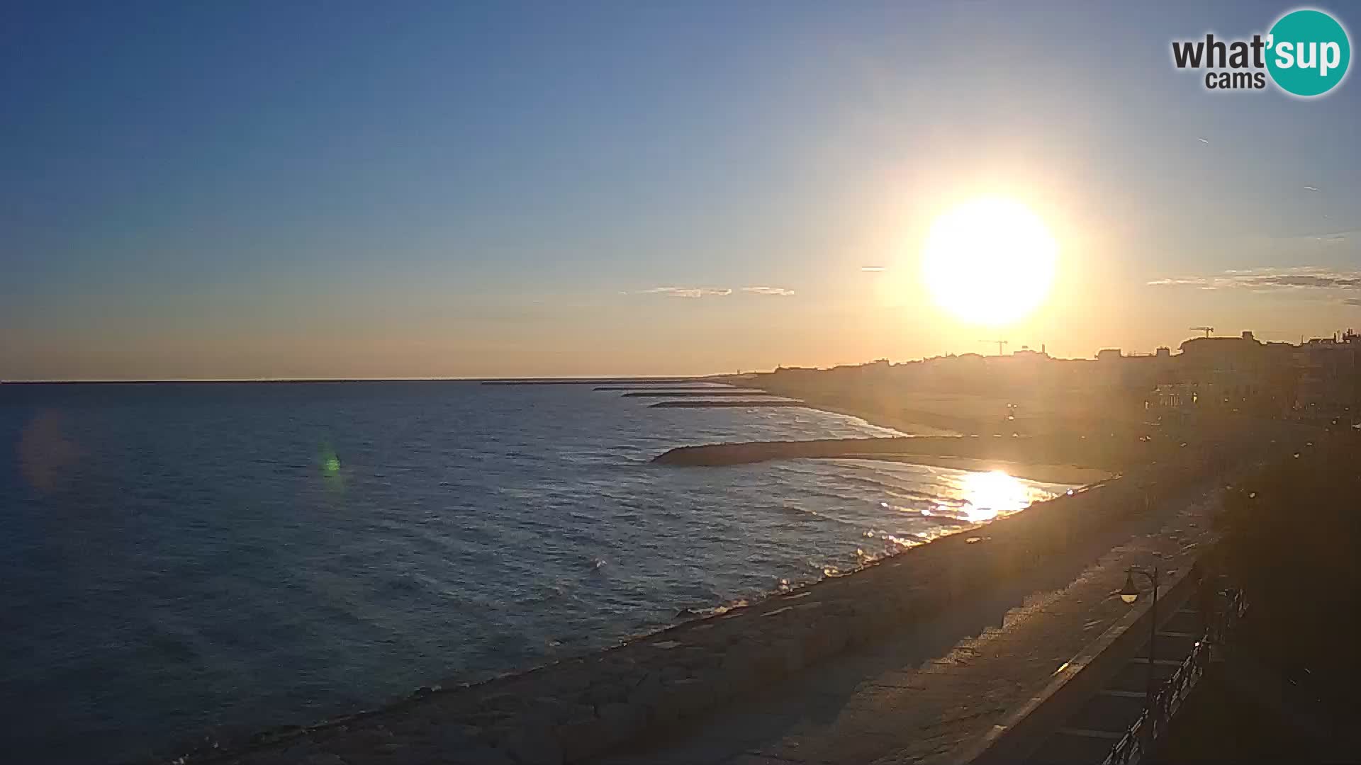 Webcam Caorle Ponente – View from Marinai di Caorle