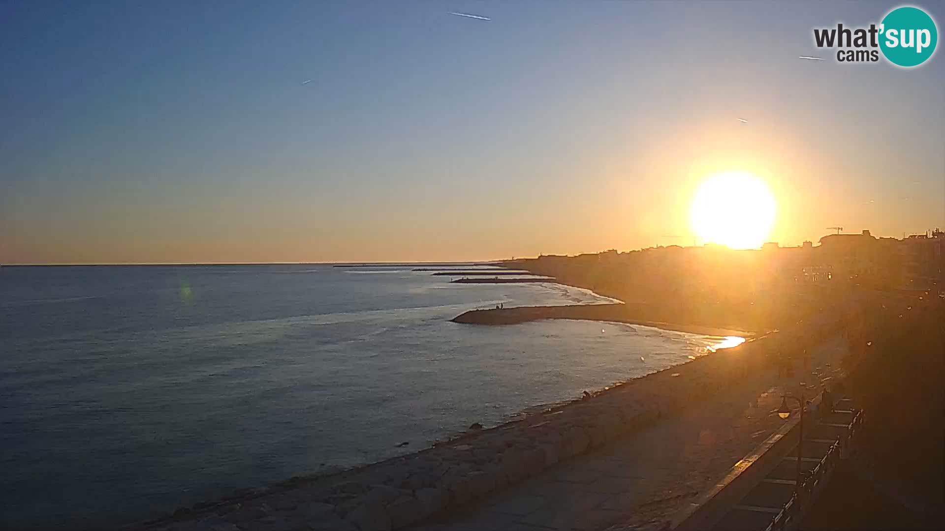 Webcam Caorle Ponente – View from Marinai di Caorle