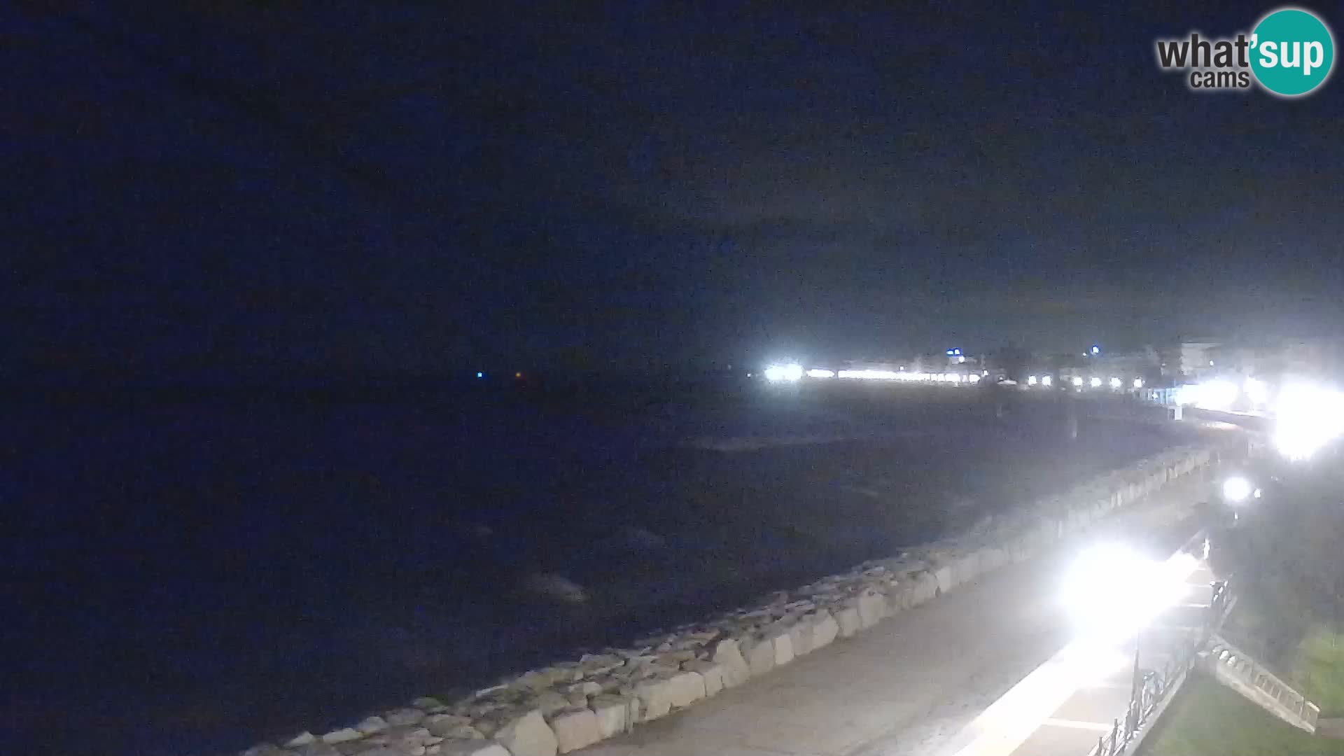 Webcam Caorle Ponente – Vue depuis les Marinai di Caorle